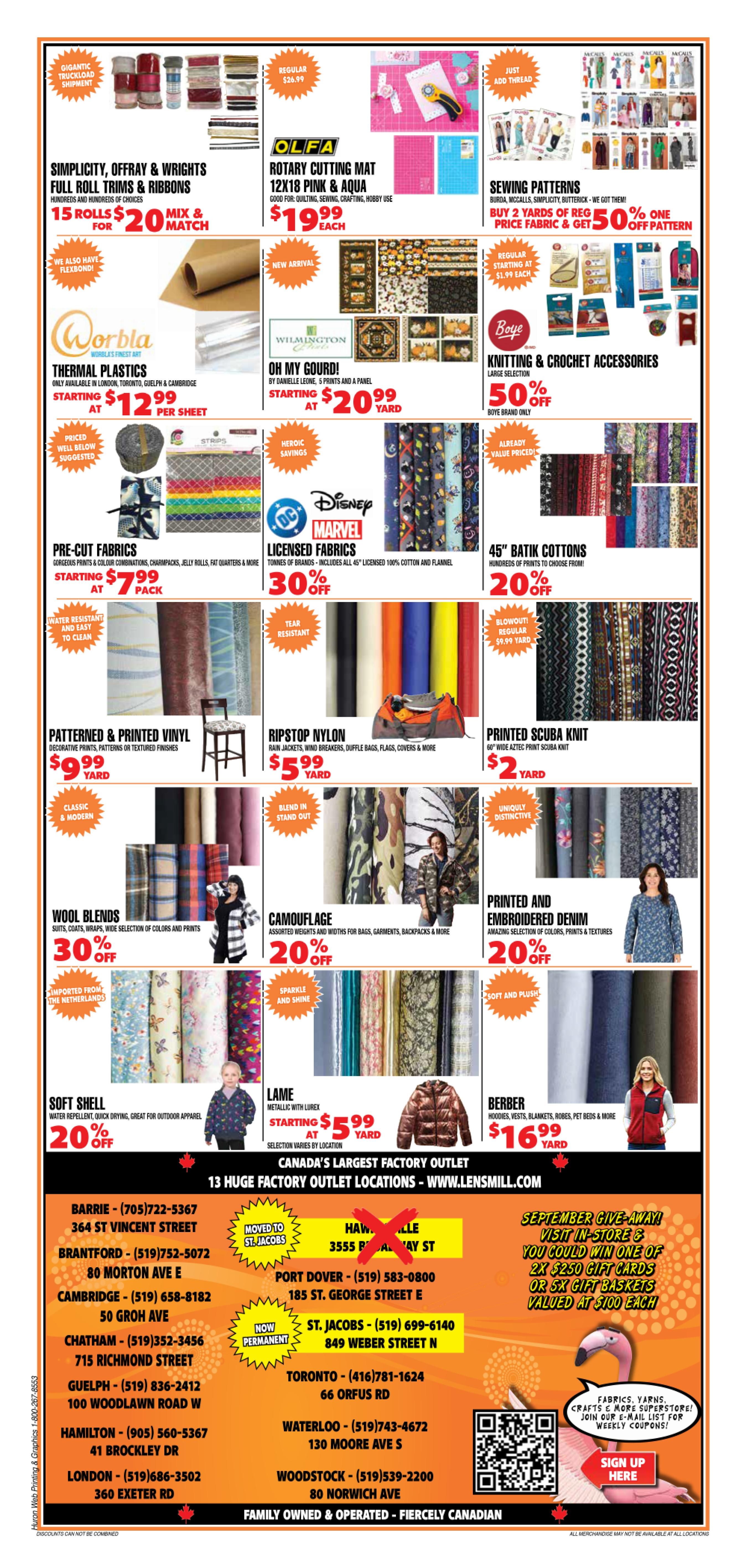 Len's Mill Stores Flyer August 31 to September 13