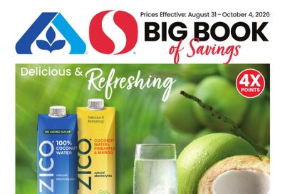 Albertsons (OR, WA) Big Book of Savings Weekly Ad August 31 - October 4, 2026
