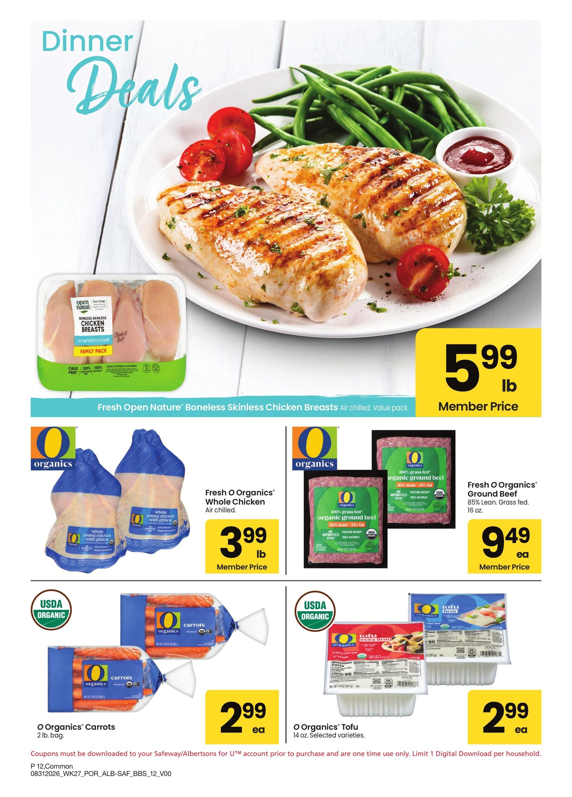 Albertsons (OR, WA) Big Book of Savings Weekly Ad August 31 - October 4, 2026