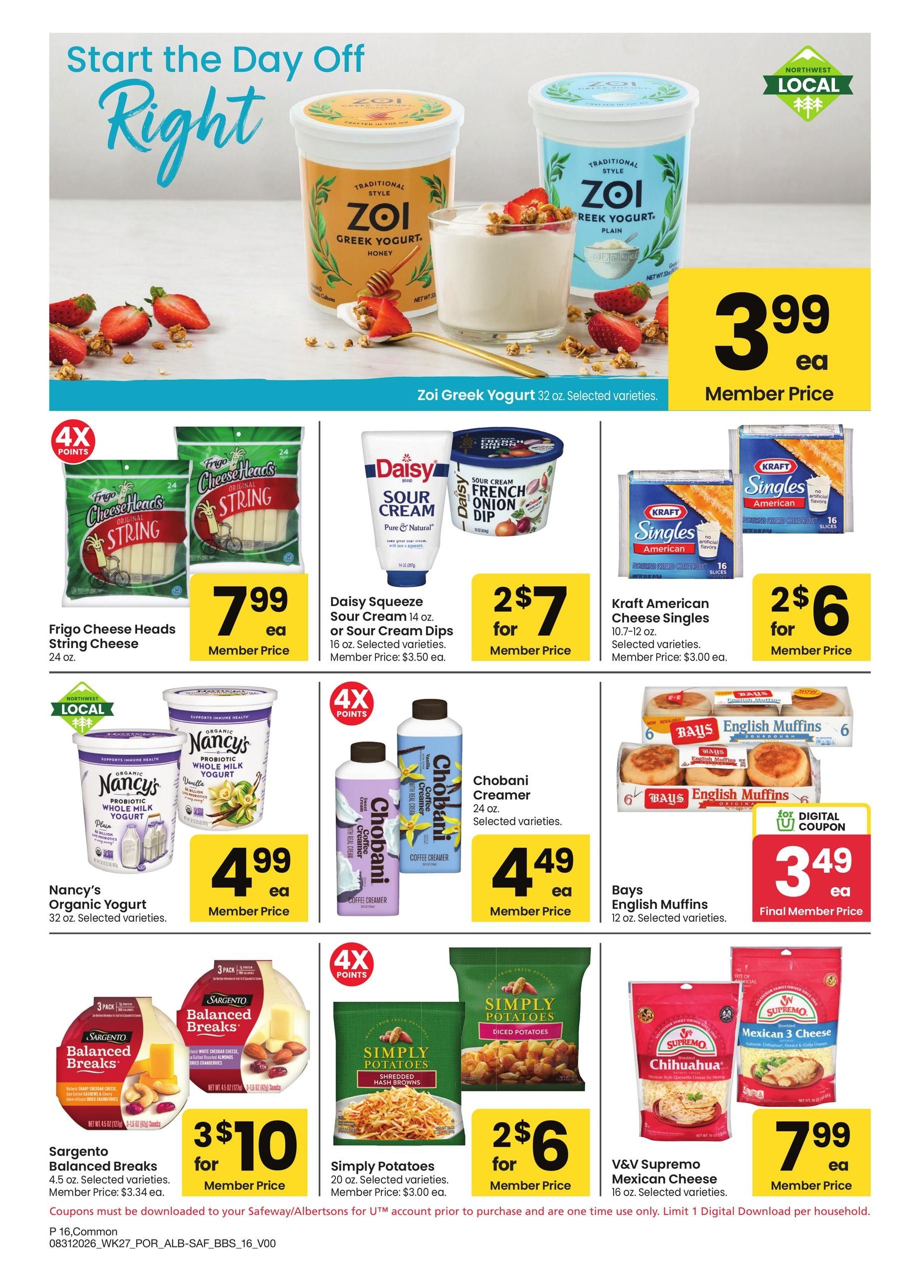 Albertsons (OR, WA) Big Book of Savings Weekly Ad August 31 - October 4, 2026