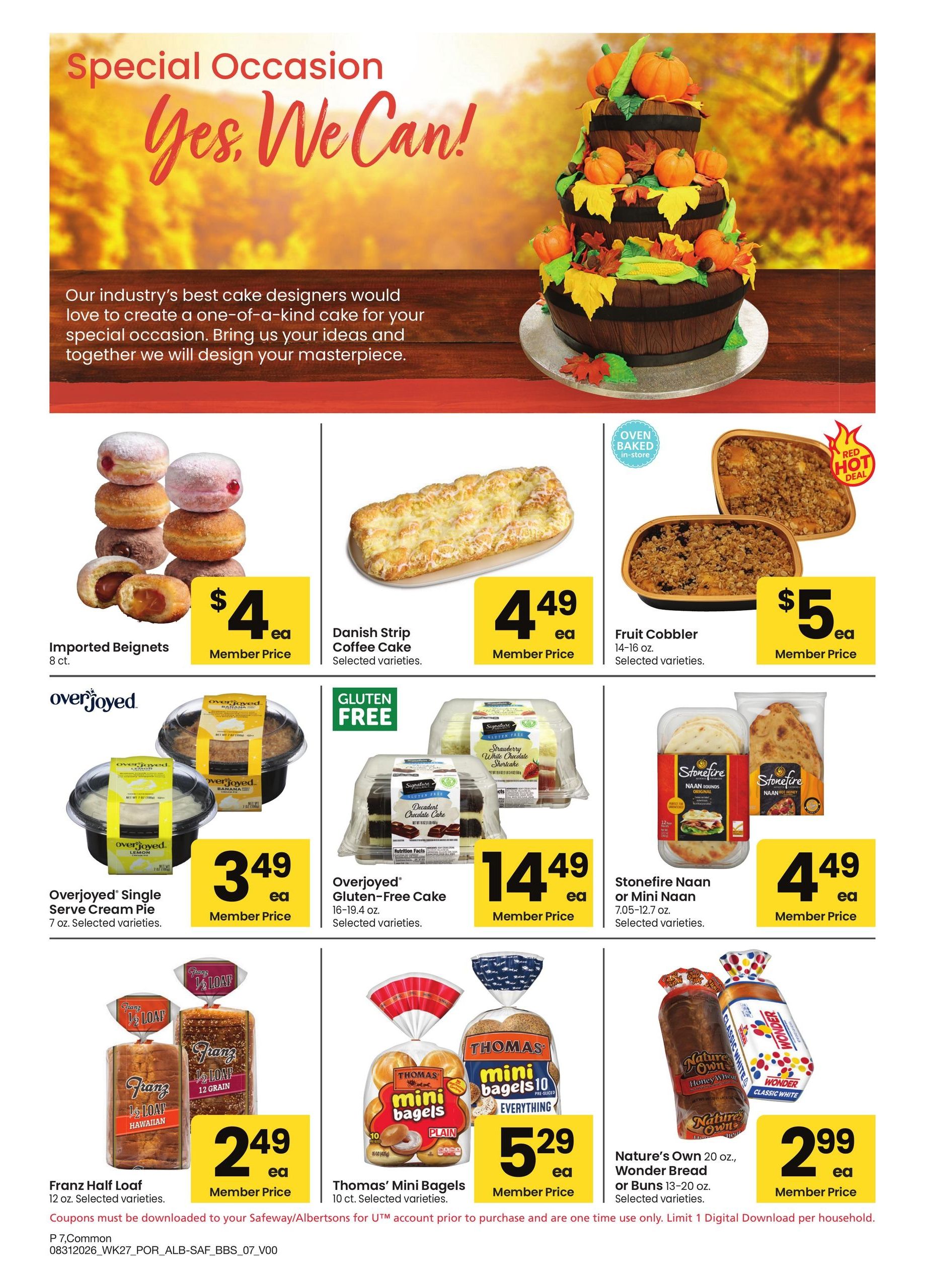 Albertsons (OR, WA) Big Book of Savings Weekly Ad August 31 - October 4, 2026