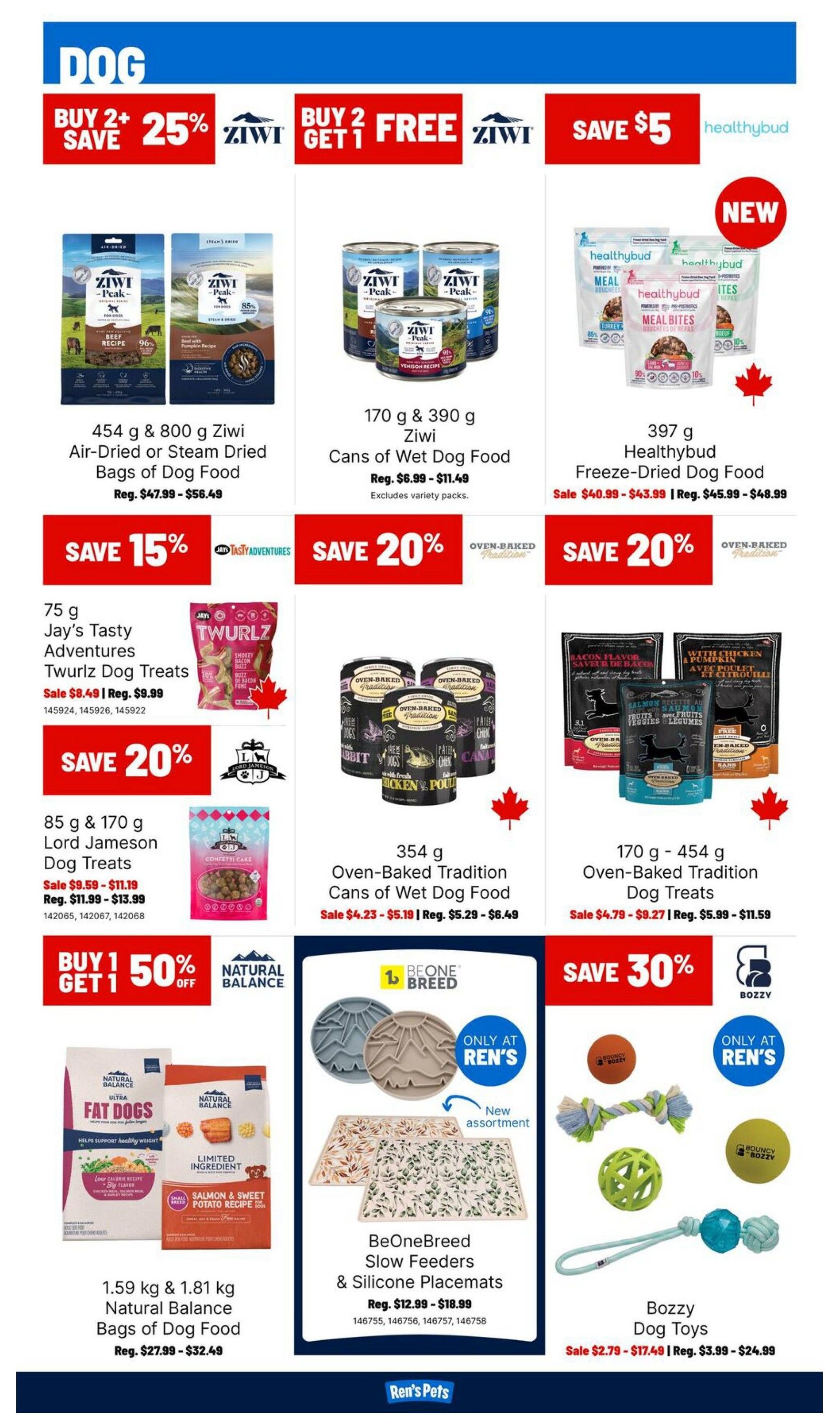 Ren's Pets Monthly Flyer September 1 to 30