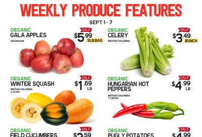 Pomme Natural Market Weekly Produce Flyer September 1 to 7