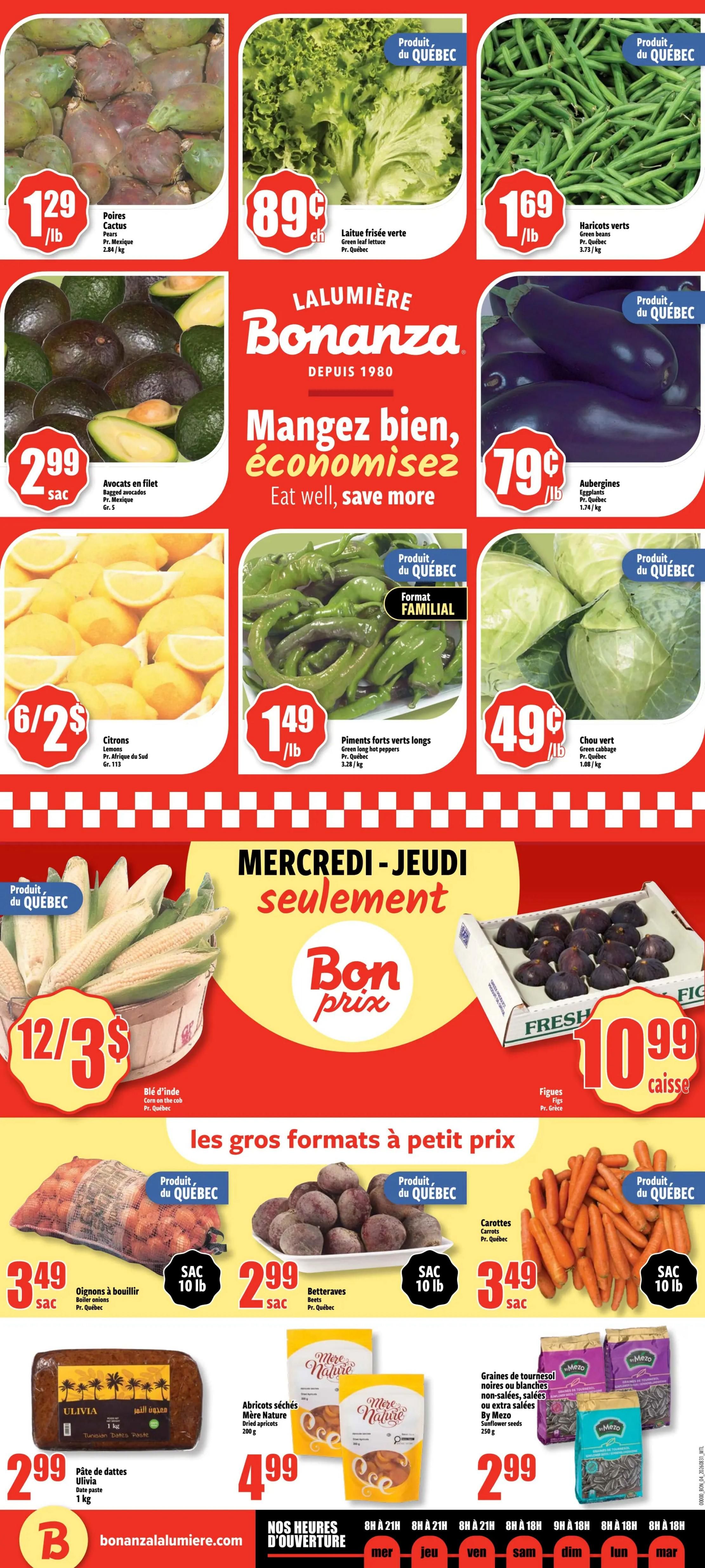 Bonanza Flyer September 2 to 8