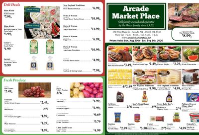 Arcade Market Place Weekly Ad August 30 - September 5, 2026