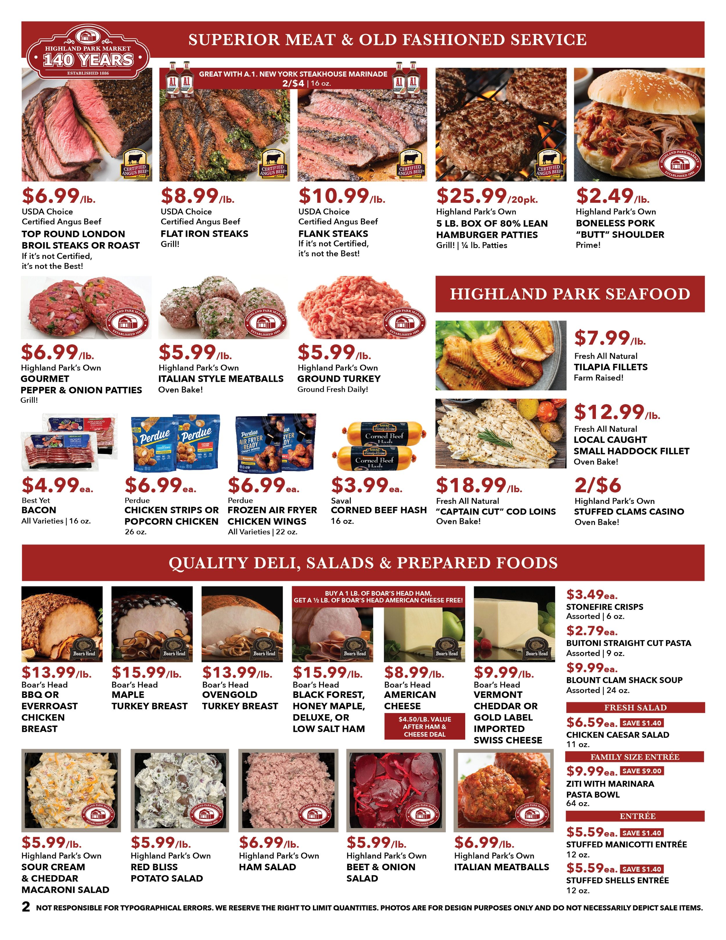 Highland Park Market (Connecticut) Weekly Ad September 6 - 12, 2026