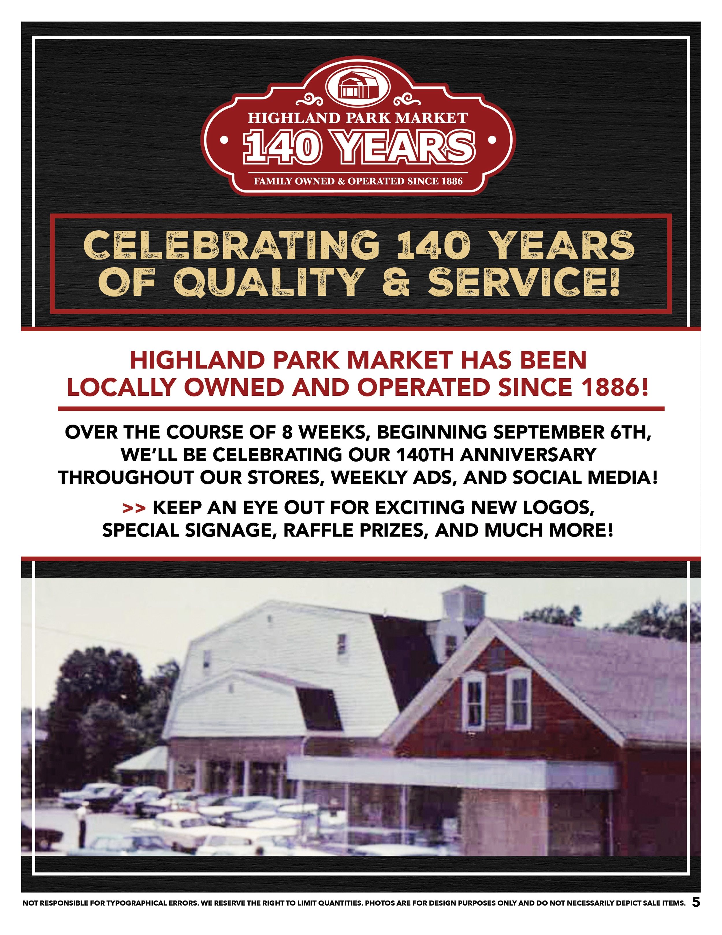 Highland Park Market (Connecticut) Weekly Ad September 6 - 12, 2026