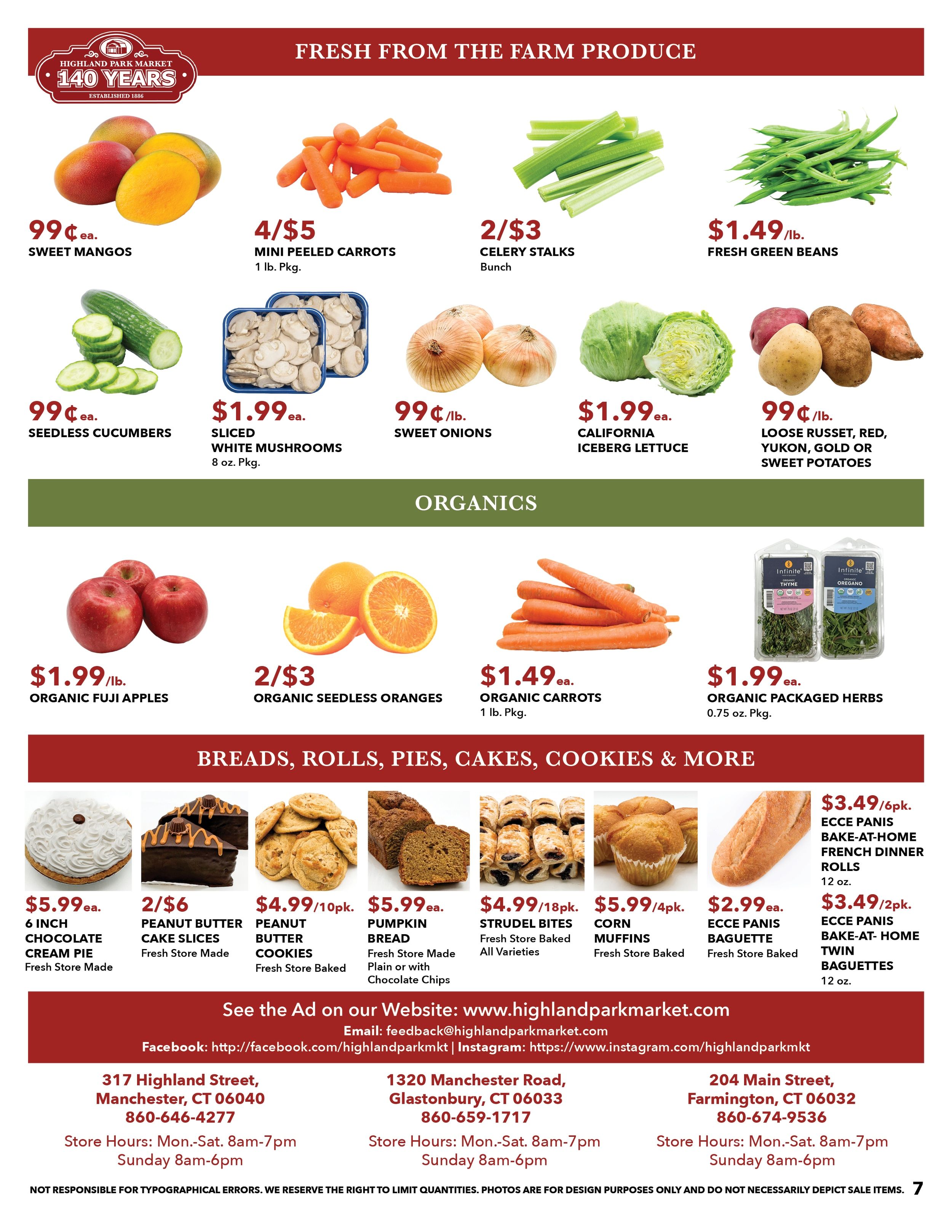 Highland Park Market (Connecticut) Weekly Ad September 6 - 12, 2026