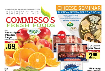 Commisso's Fresh Foods Flyer November 15 to 21