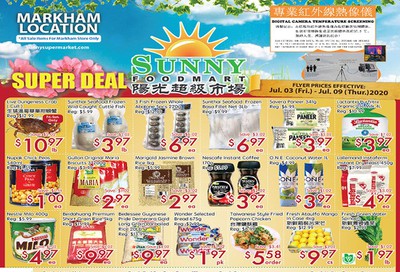 Sunny Foodmart (Markham) Flyer July 3 to 9