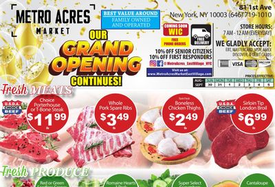 Metro Acres Market Weekly Ad August 30 - September 5, 2026