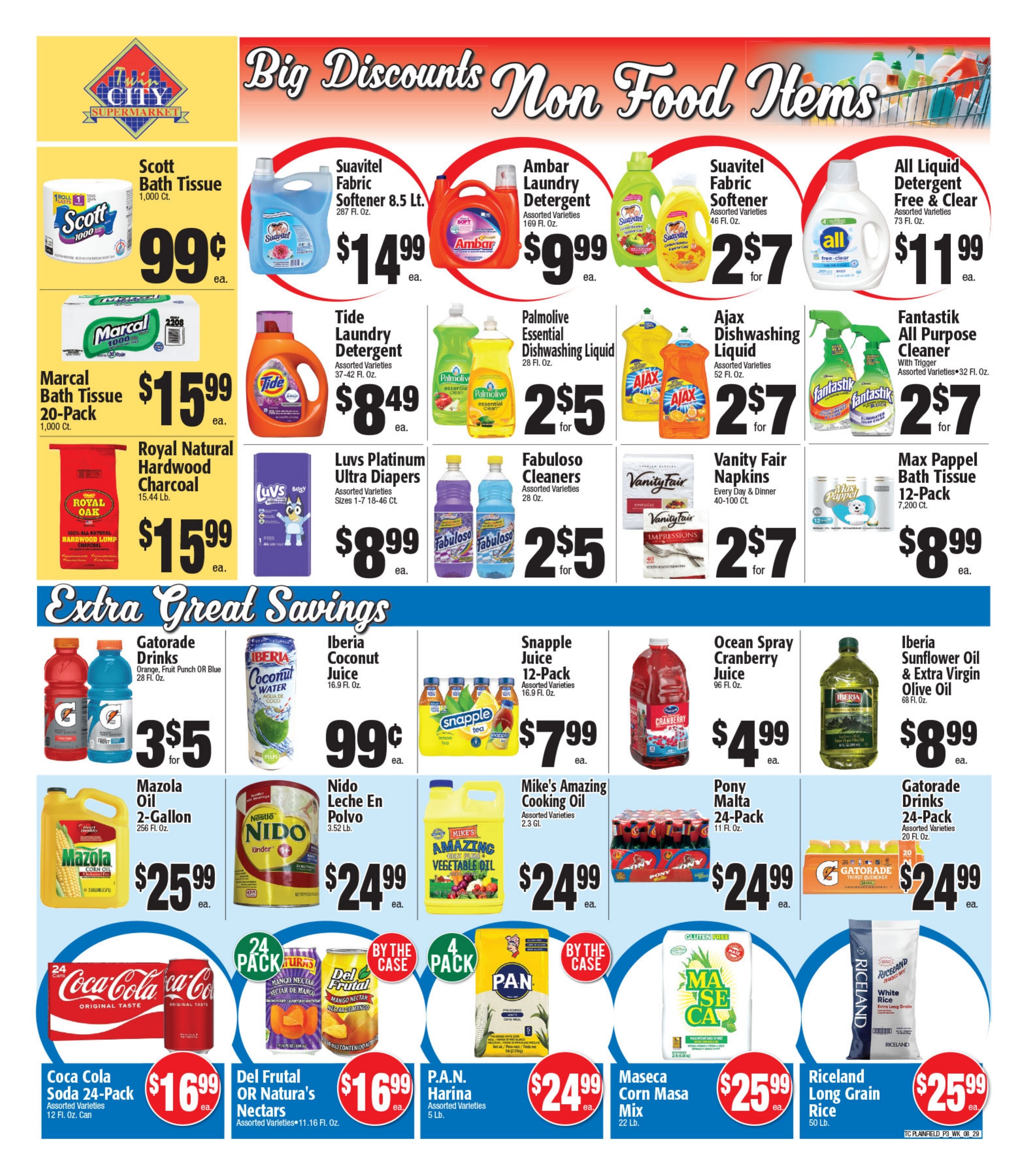 Twin City Supermarket (600 Park Avenue, Plainfield, NJ) Weekly Ad August 29 - September 4, 2026