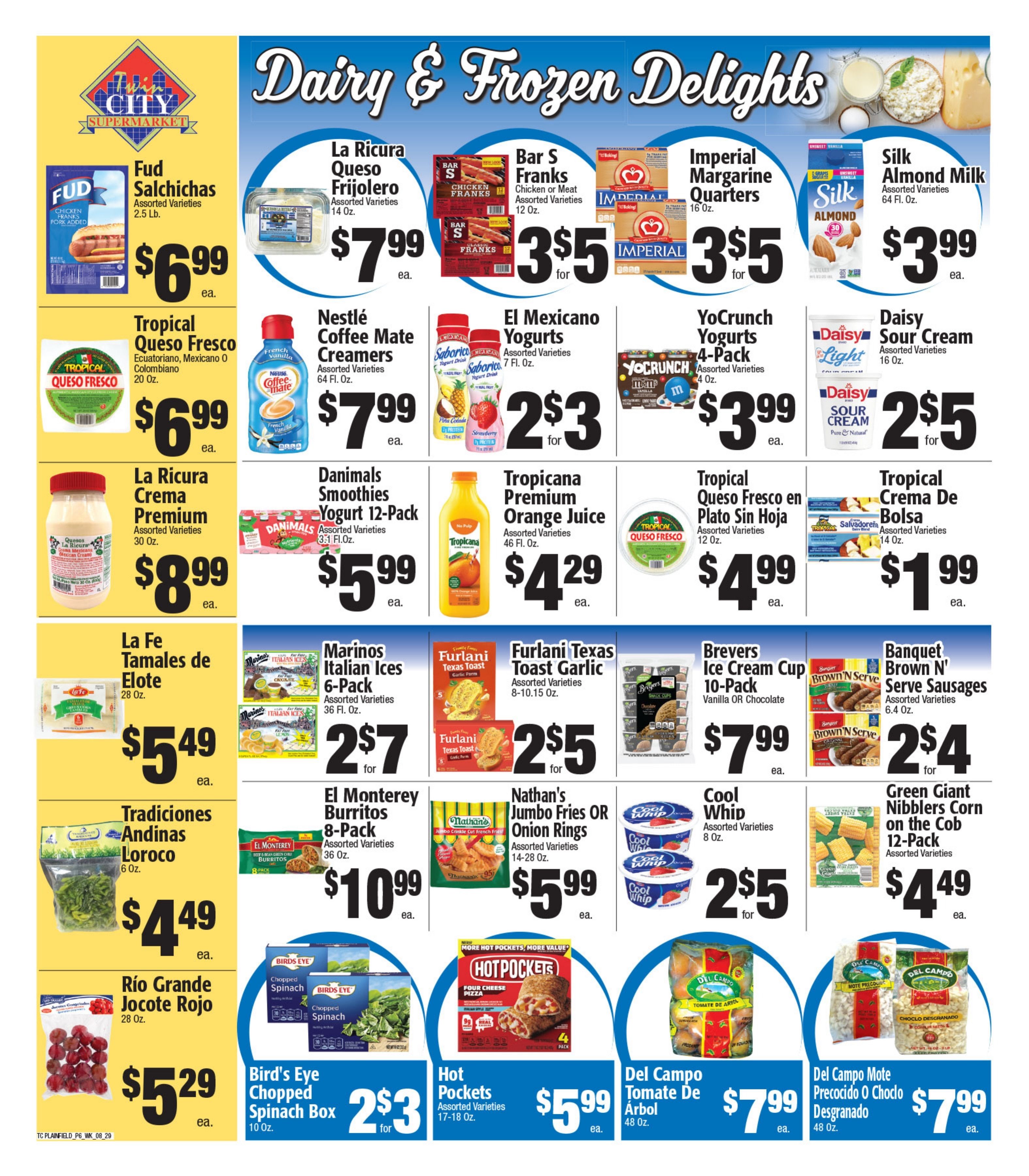 Twin City Supermarket (600 Park Avenue, Plainfield, NJ) Weekly Ad August 29 - September 4, 2026