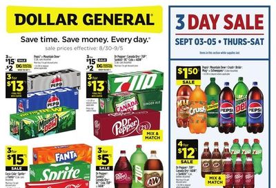 Dollar General (Hohenwald Area, TN) Weekly Ad August 30 - September 5, 2026
