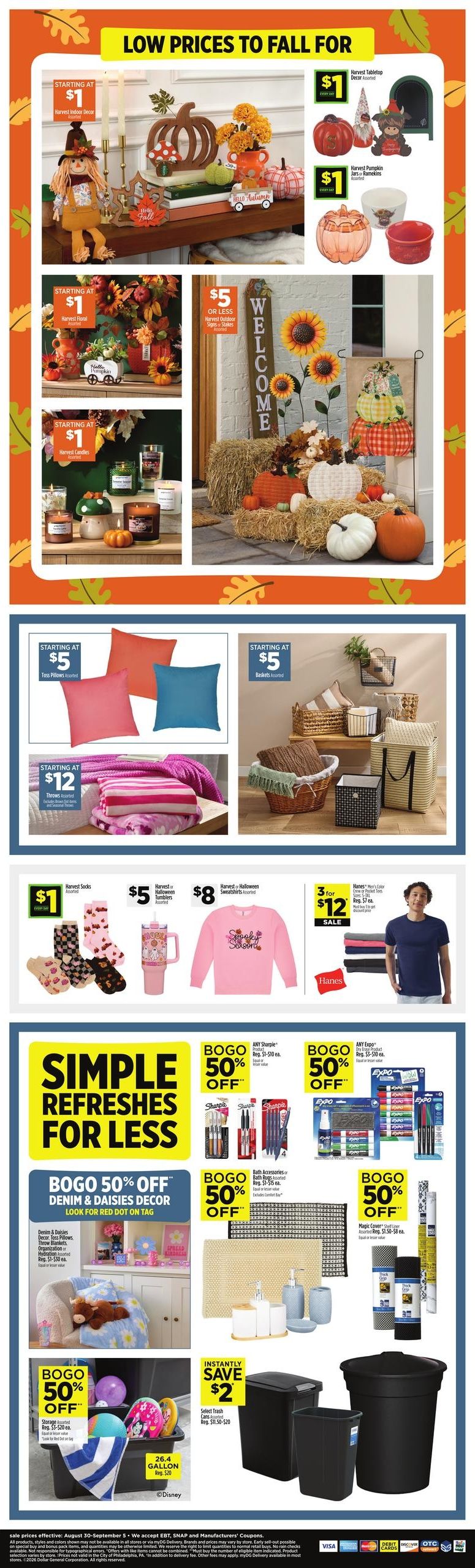 Dollar General (Little Rock Area, AR) Weekly Ad August 30 - September 5, 2026