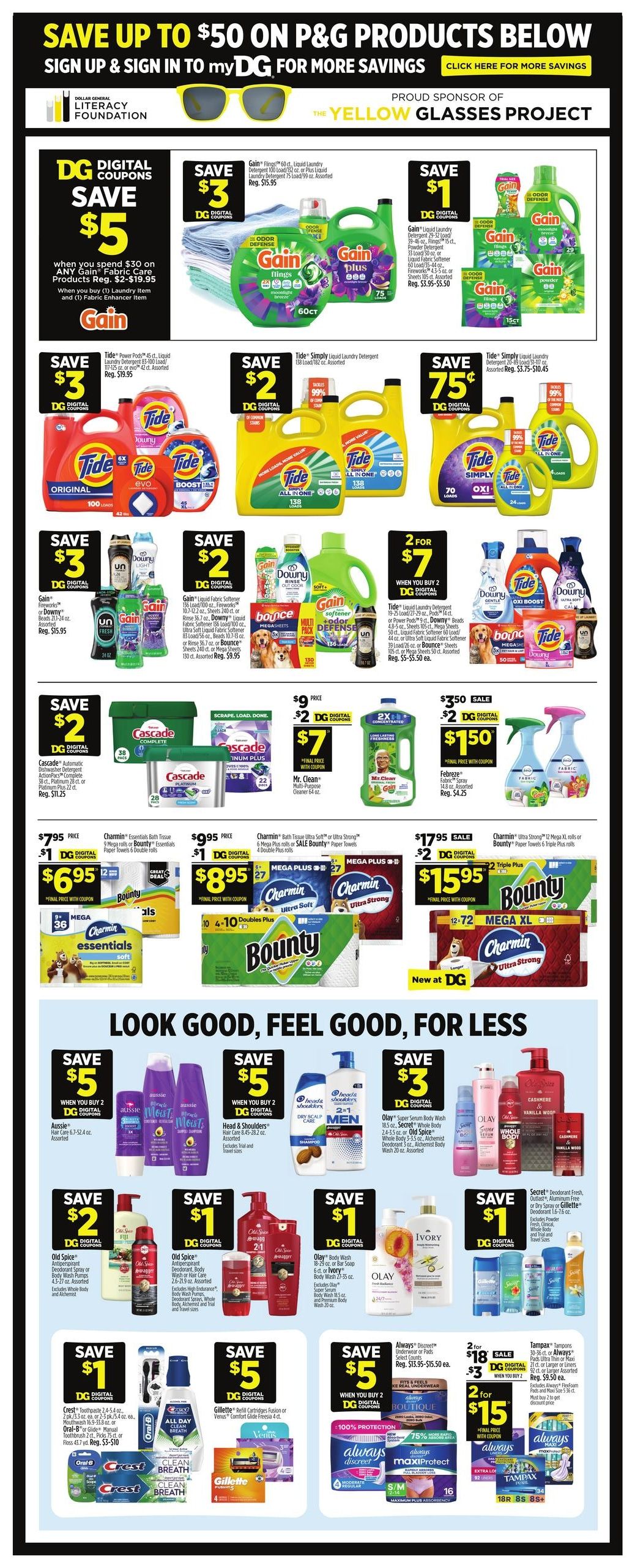 Dollar General (Moselle Area, MS) Weekly Ad August 30 - September 5, 2026