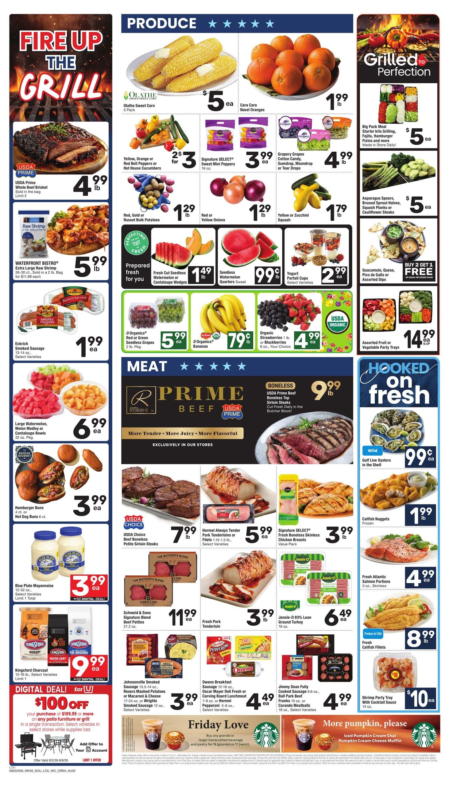 Albertsons (Abita Springs Area, LA) Weekly Ad September 2 - 8, 2026