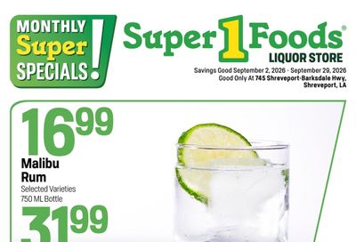 Super 1 Foods & Discount Pharmacy Weekly Ad September 2 - 29, 2026