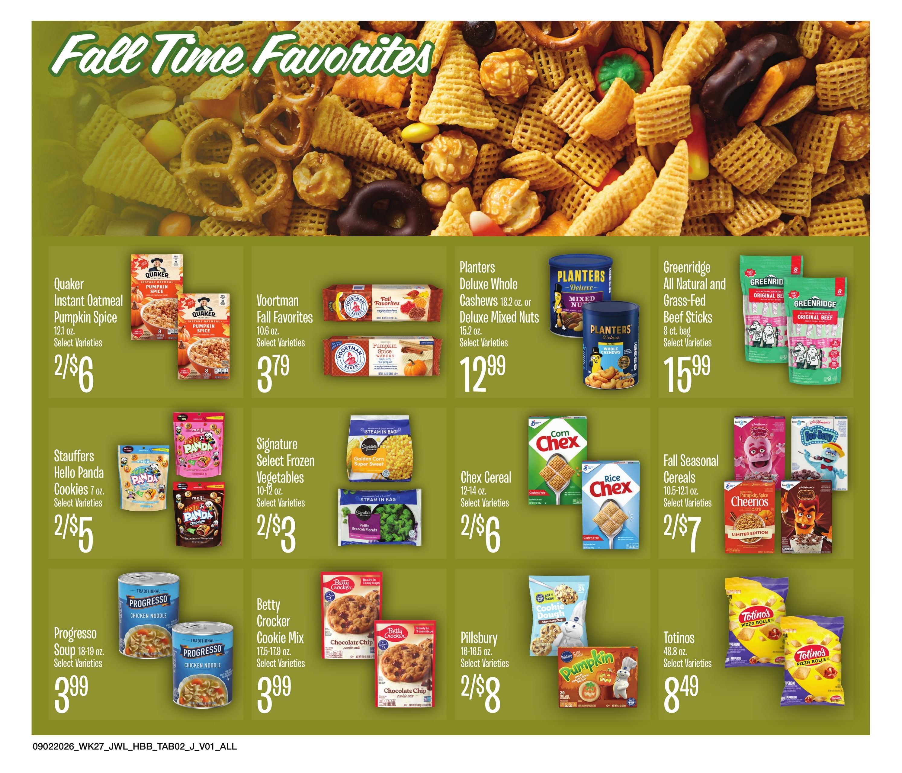 Jewel-Osco Specialty Publication Weekly Ad September 2 - 29, 2026