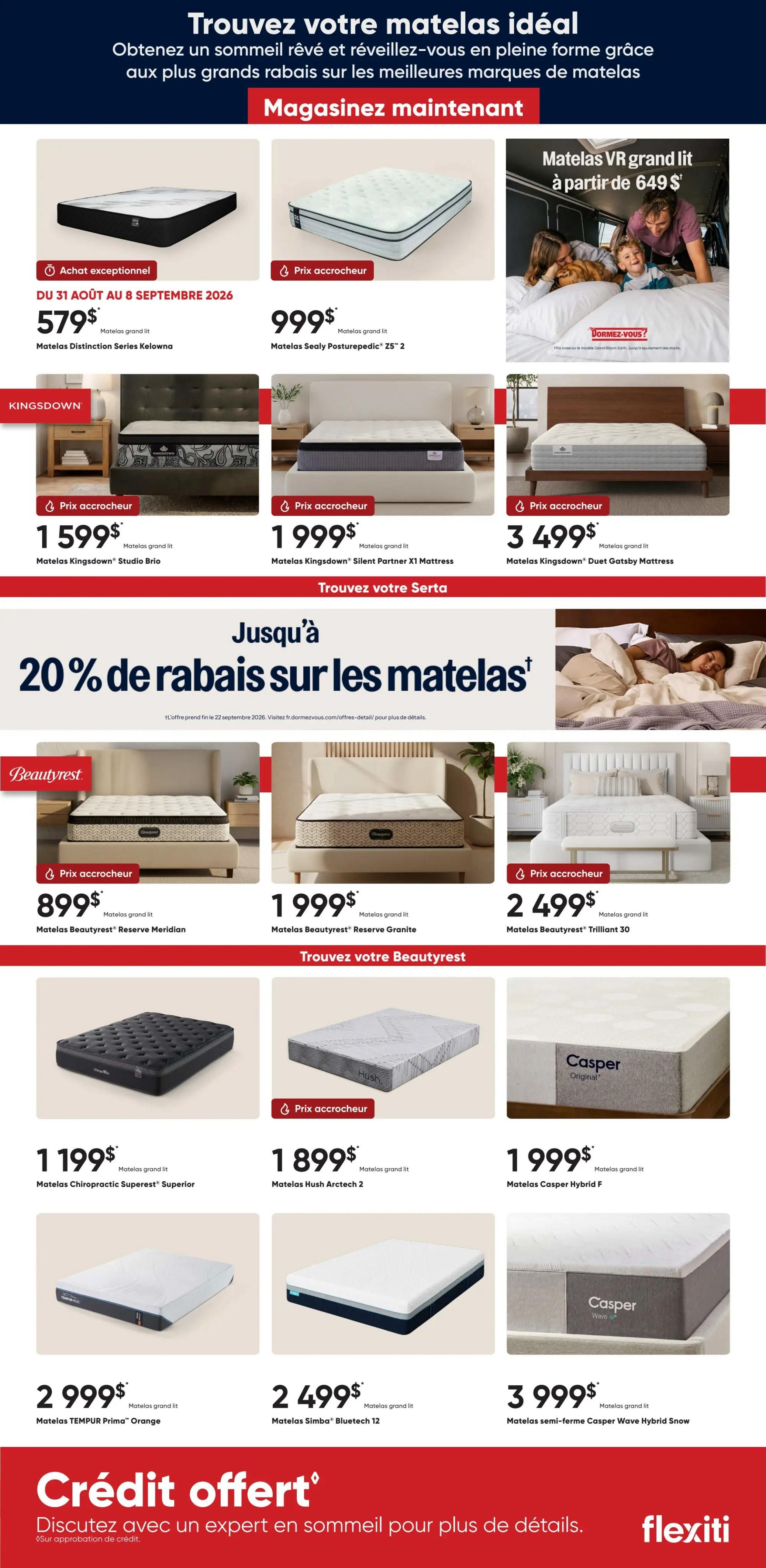 Dormez-vous Flyer September 2 to 11