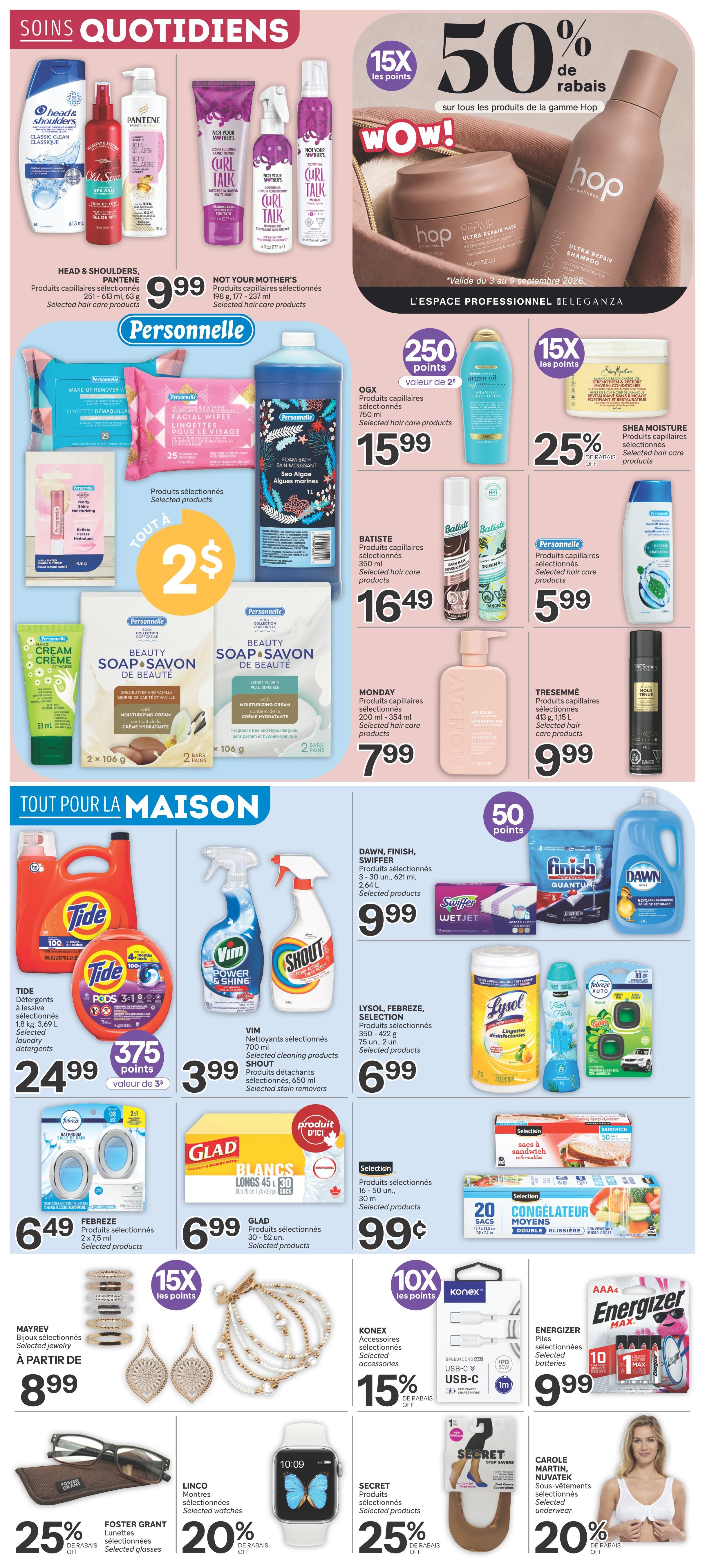 Brunet Flyer September 3 to 9