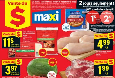 Maxi Flyer September 3 to 9