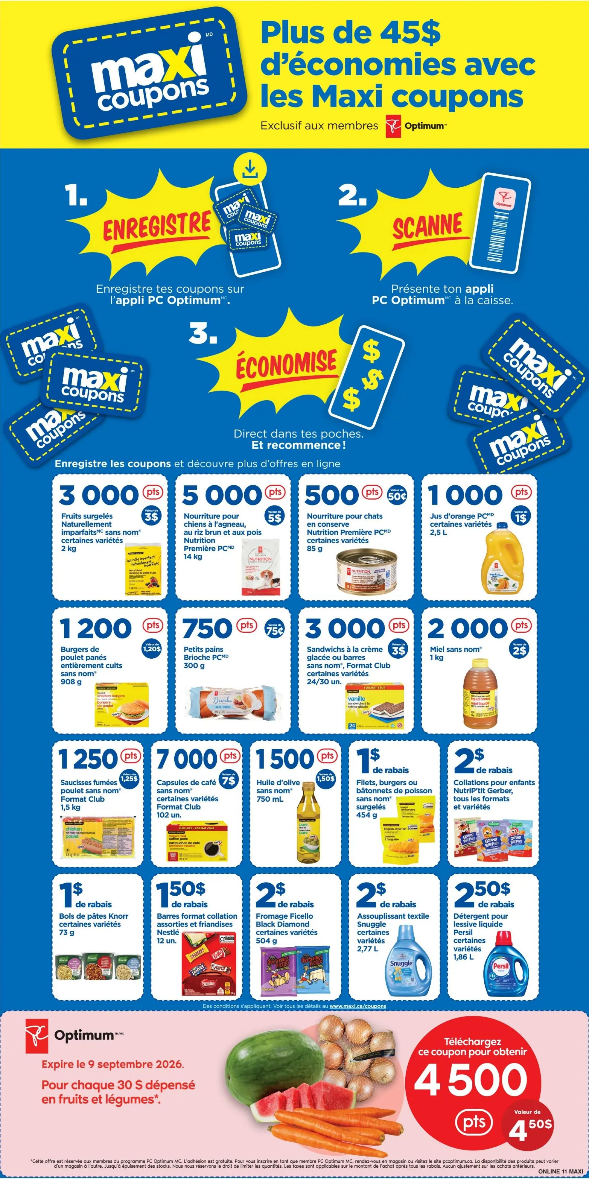 Maxi Flyer September 3 to 9