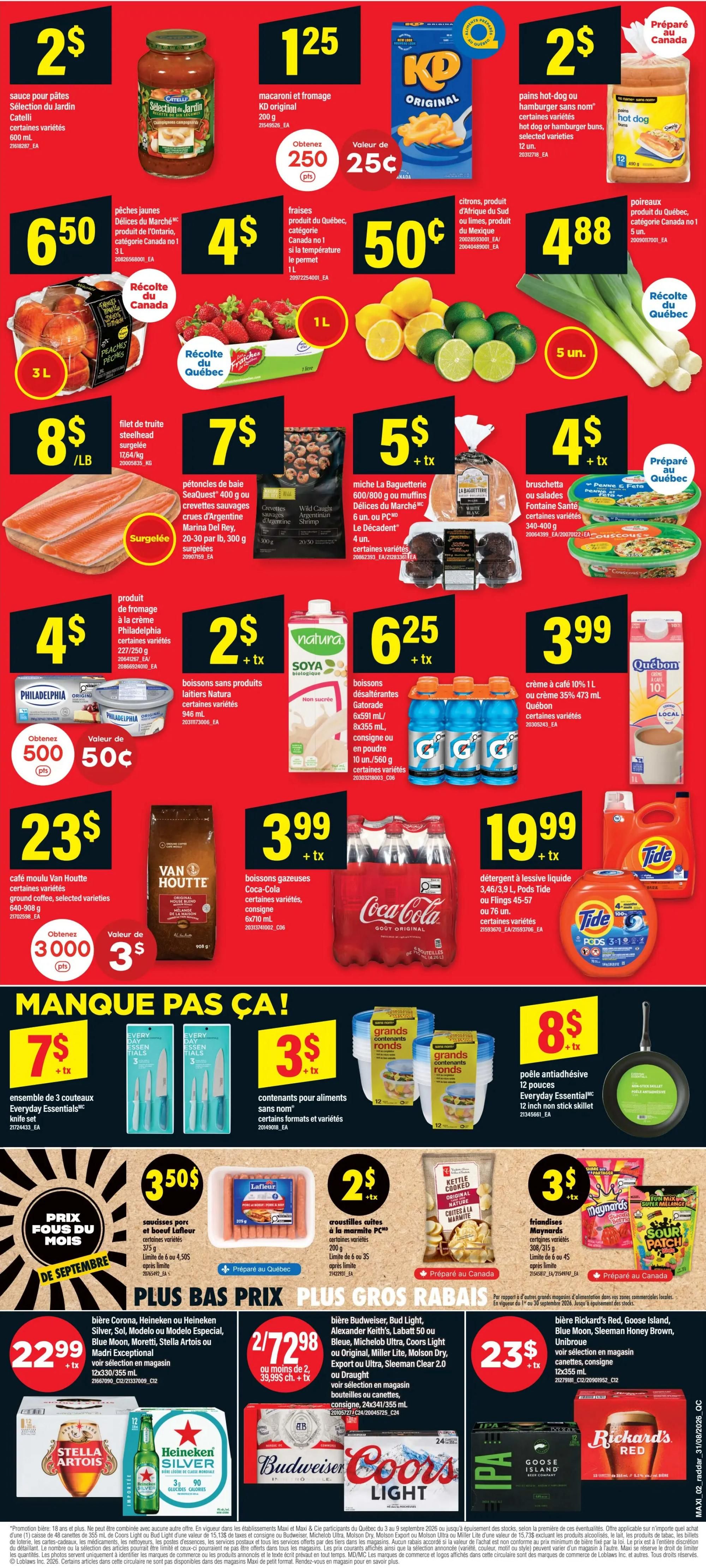 Maxi Flyer September 3 to 9