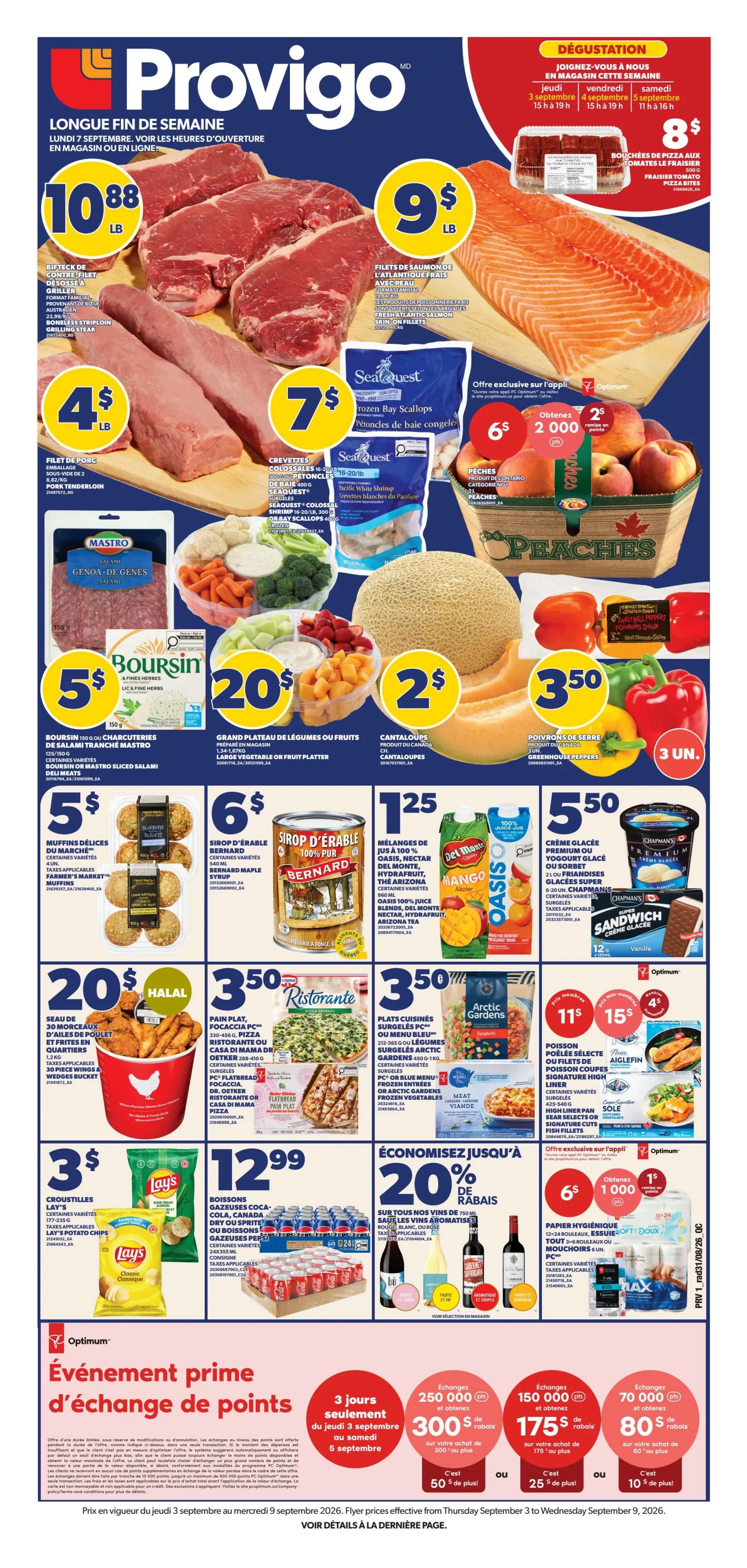 Provigo Flyer September 3 to 9