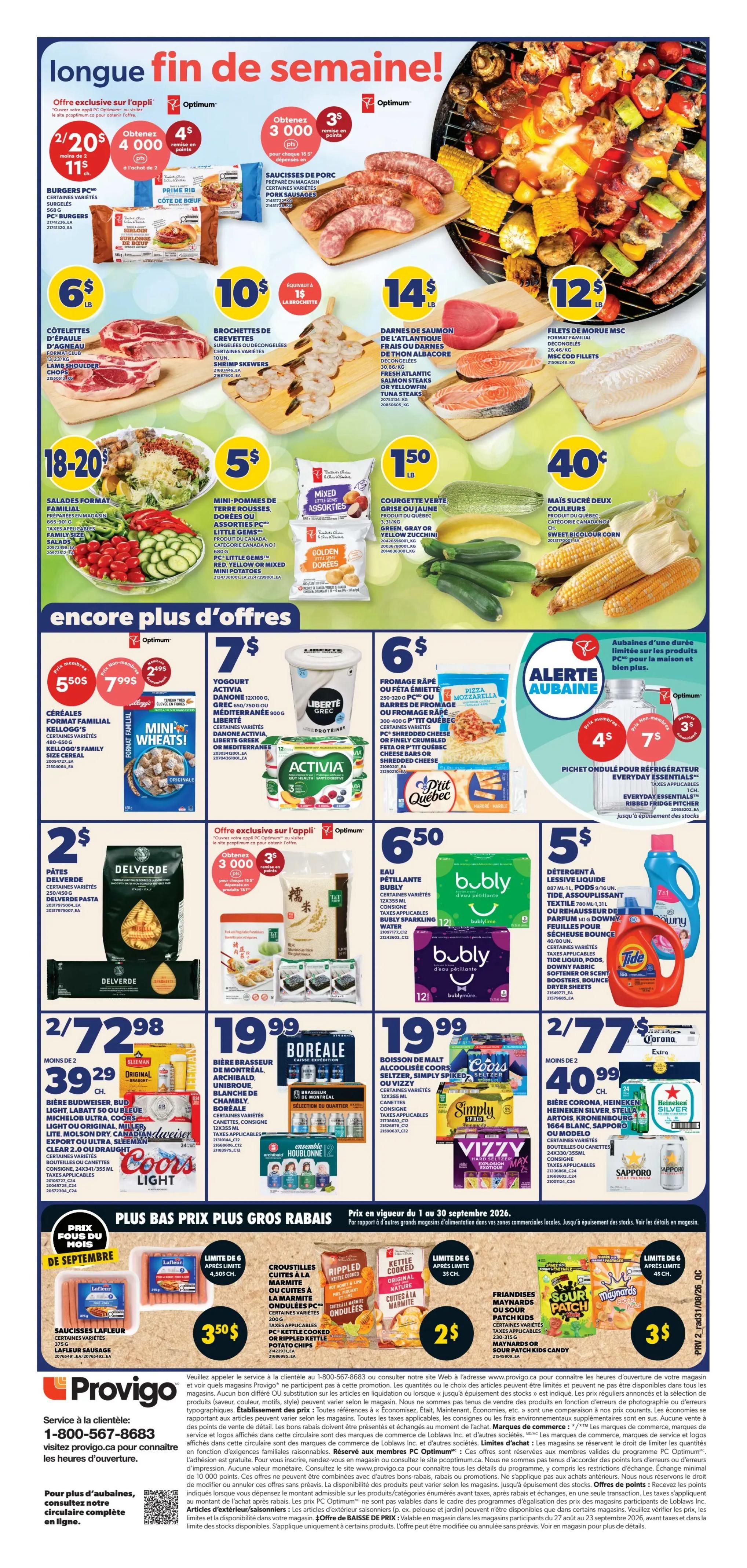 Provigo Flyer September 3 to 9