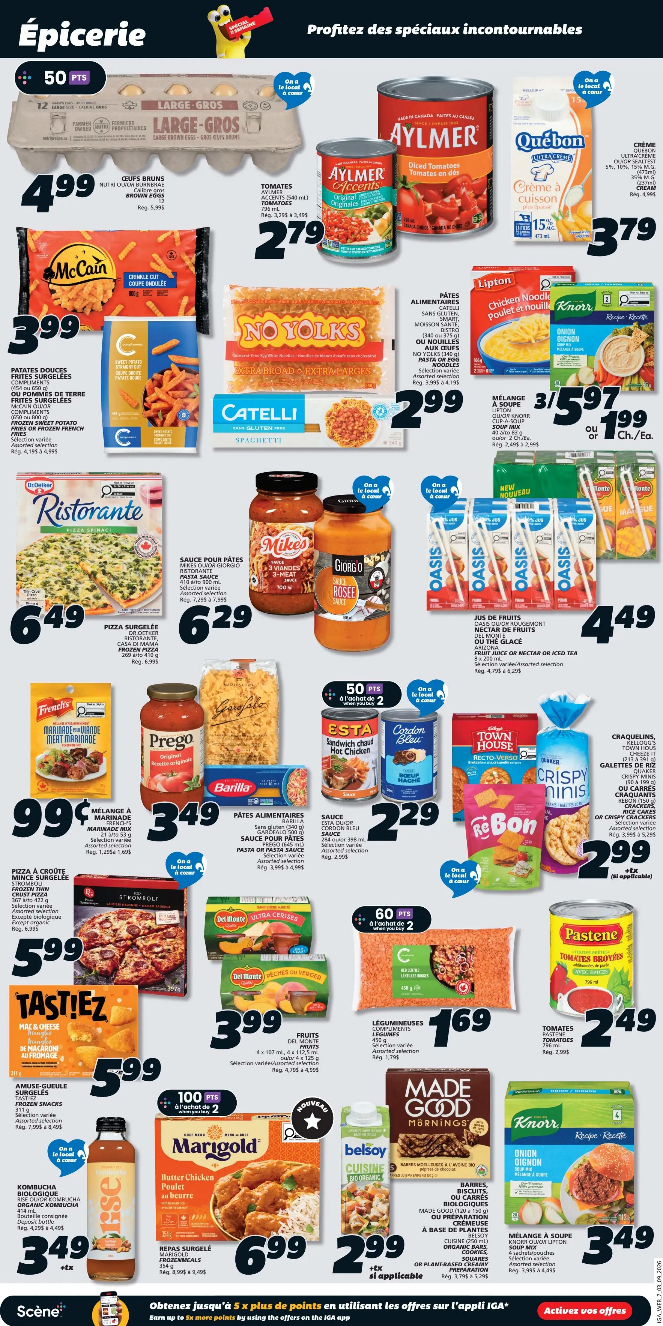 IGA (QC) Flyer September 3 to 9