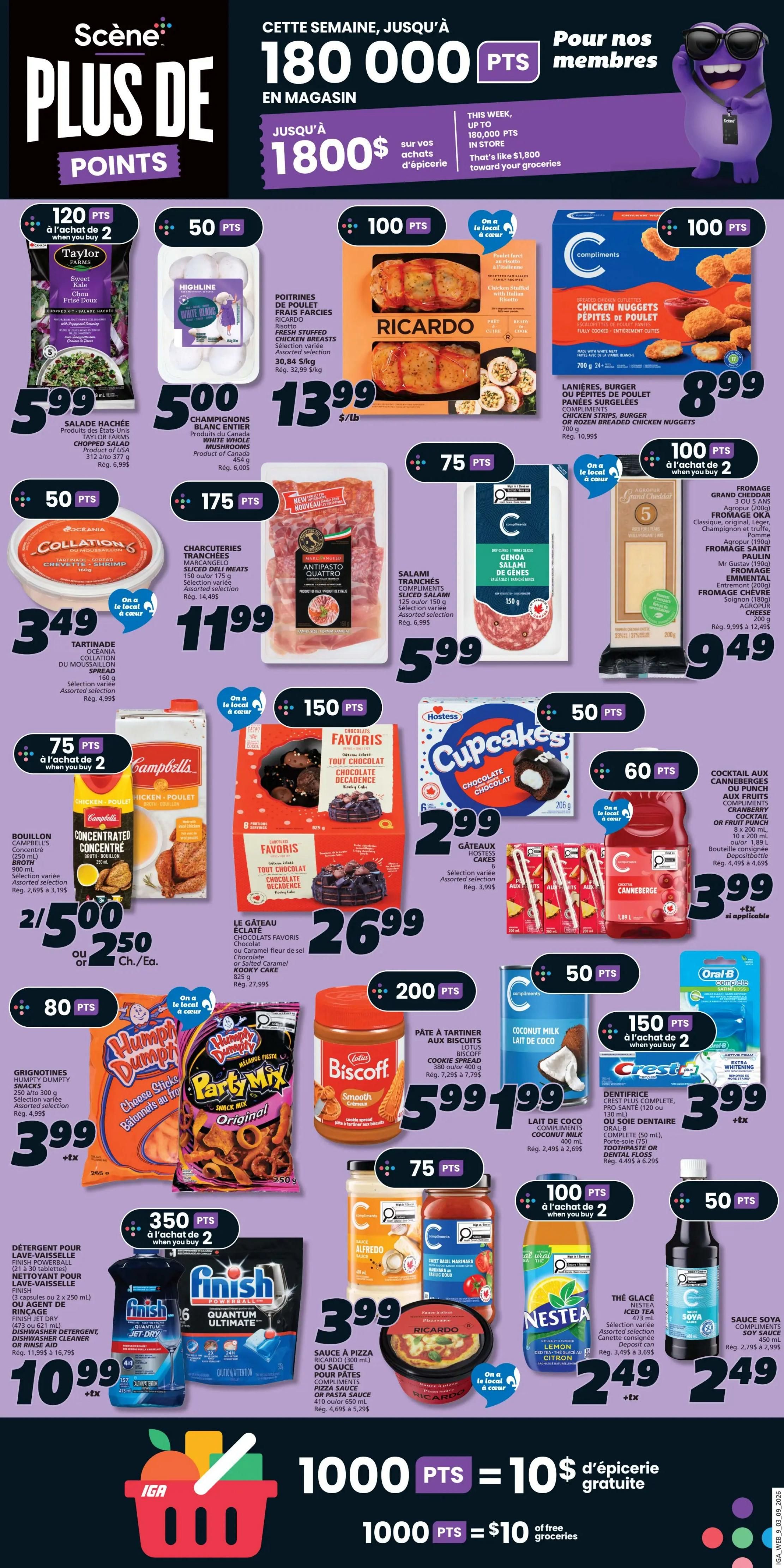 IGA (QC) Flyer September 3 to 9