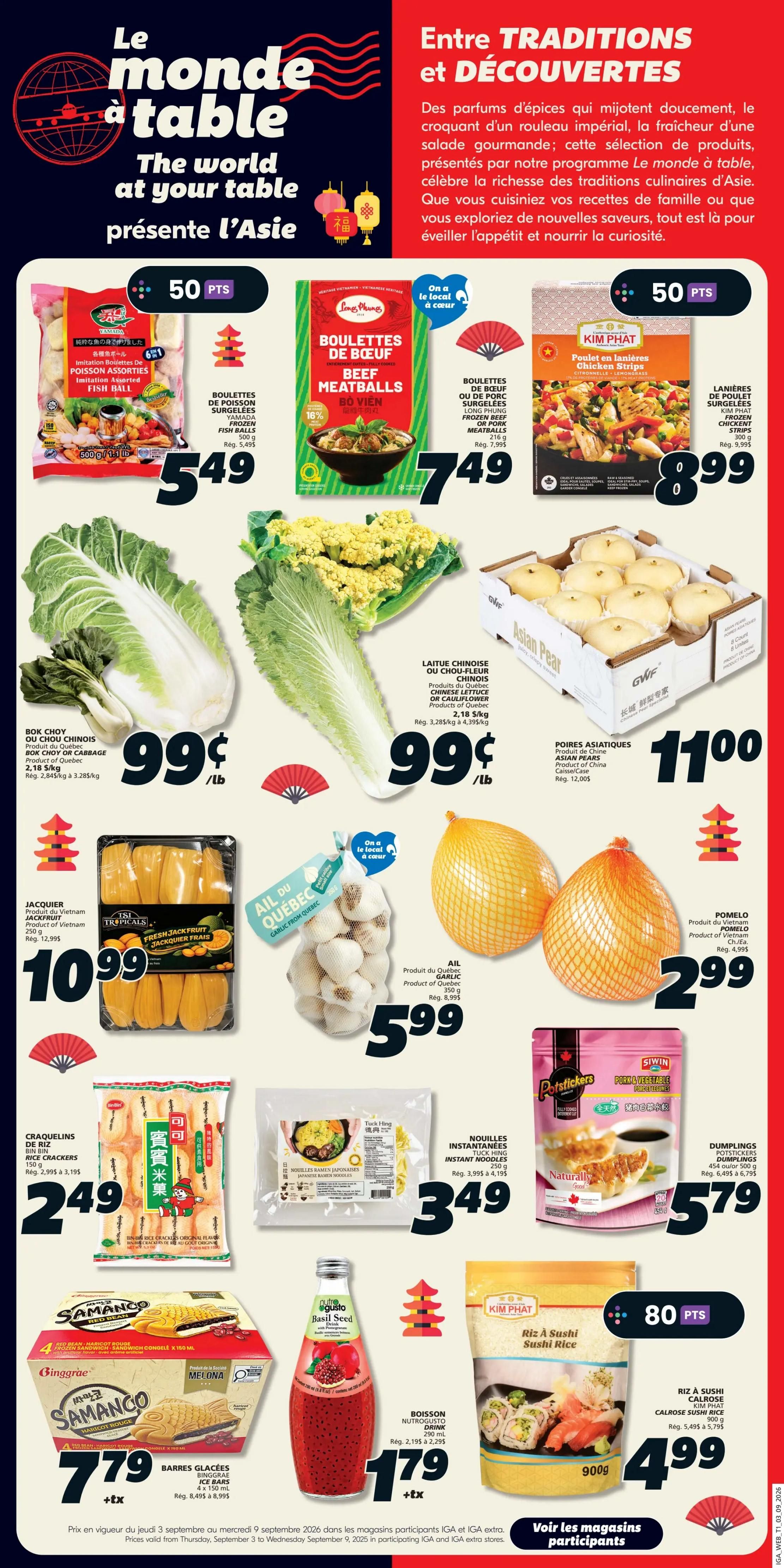 IGA (QC) Flyer September 3 to 9