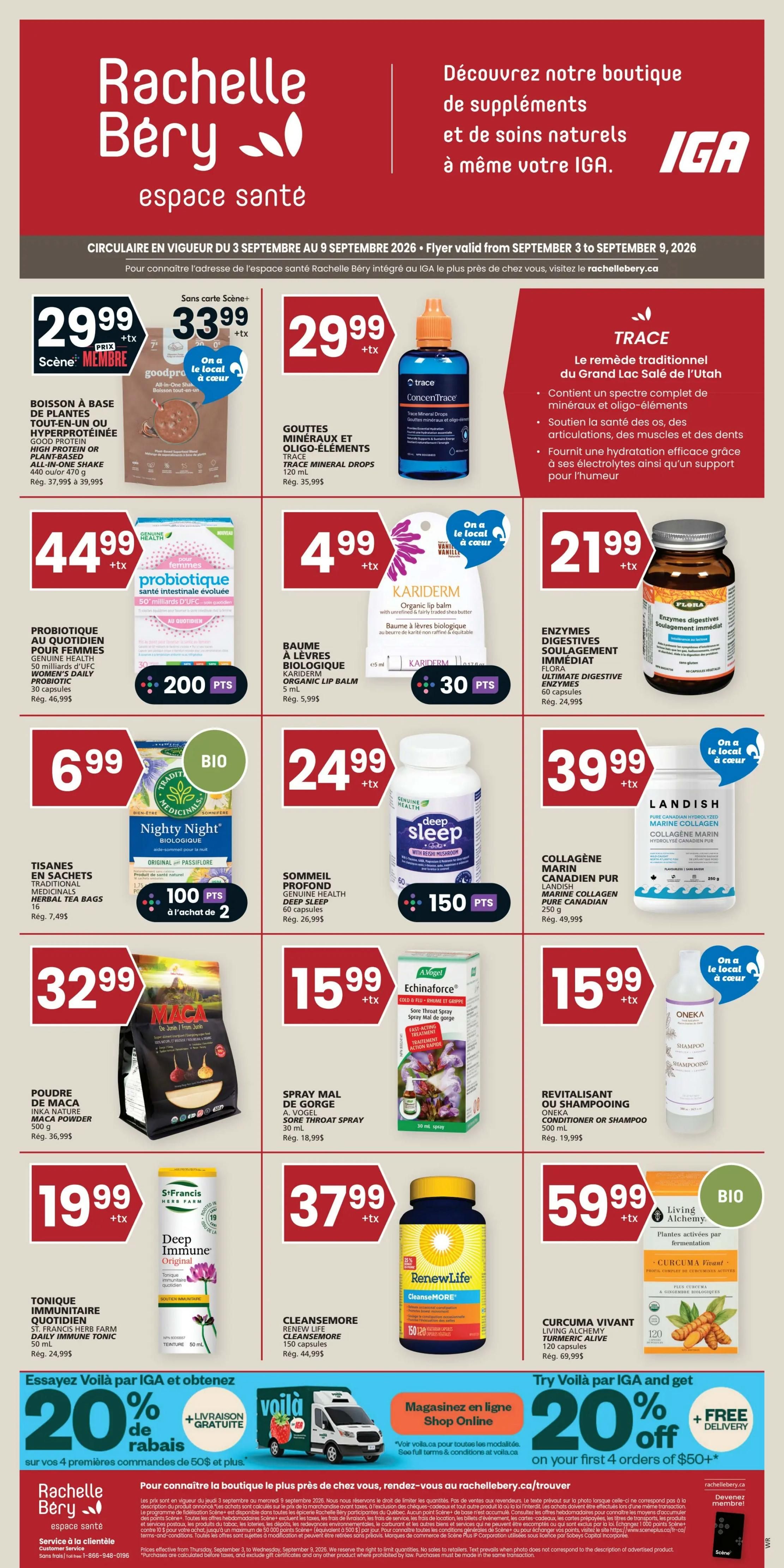 IGA (QC) Flyer September 3 to 9