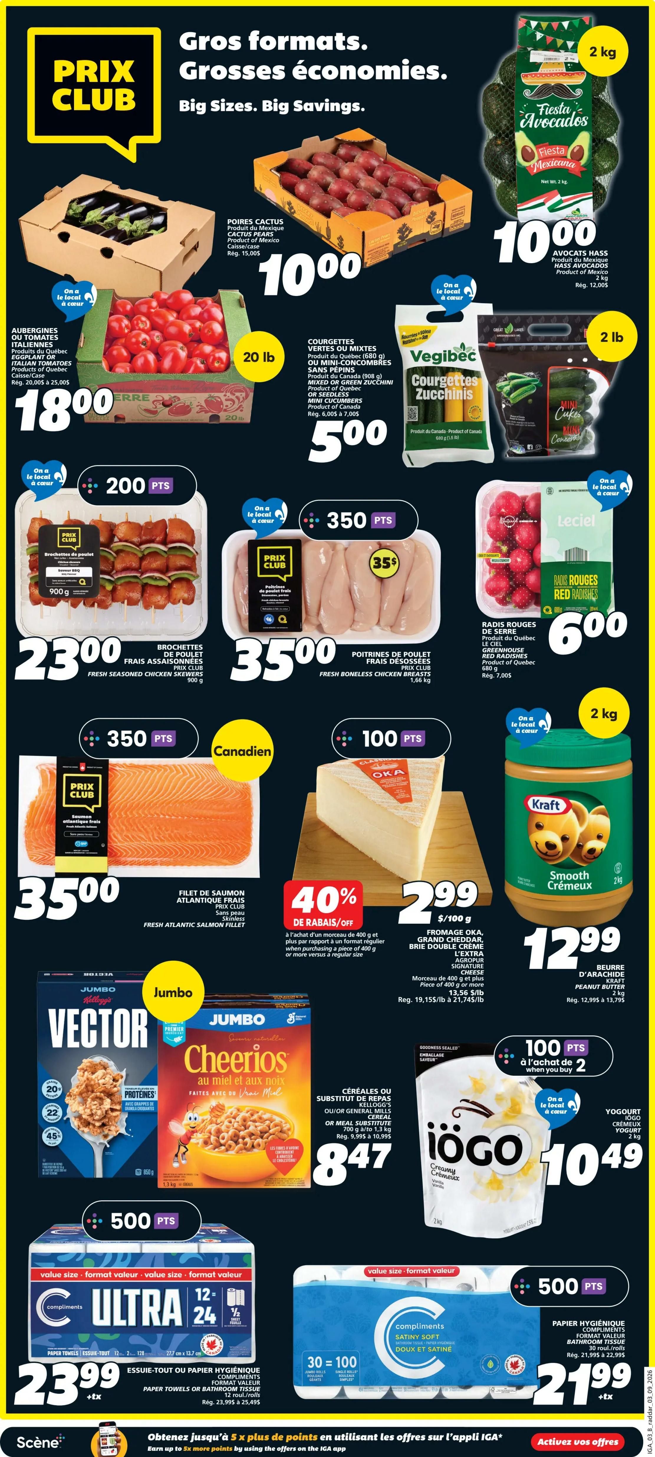 IGA (QC) Flyer September 3 to 9