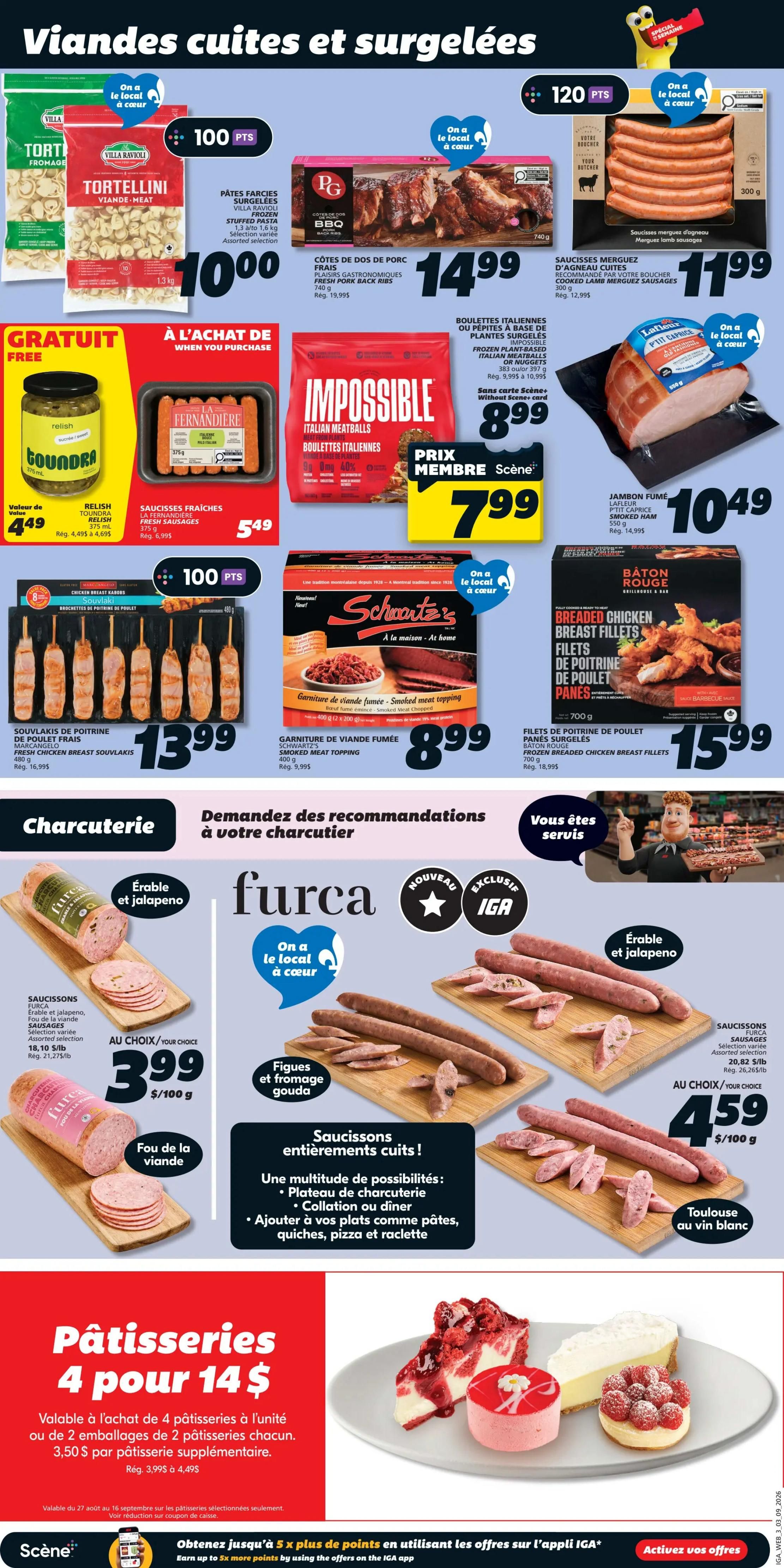 IGA (QC) Flyer September 3 to 9