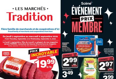 Marche Tradition (QC) Flyer September 3 to 9