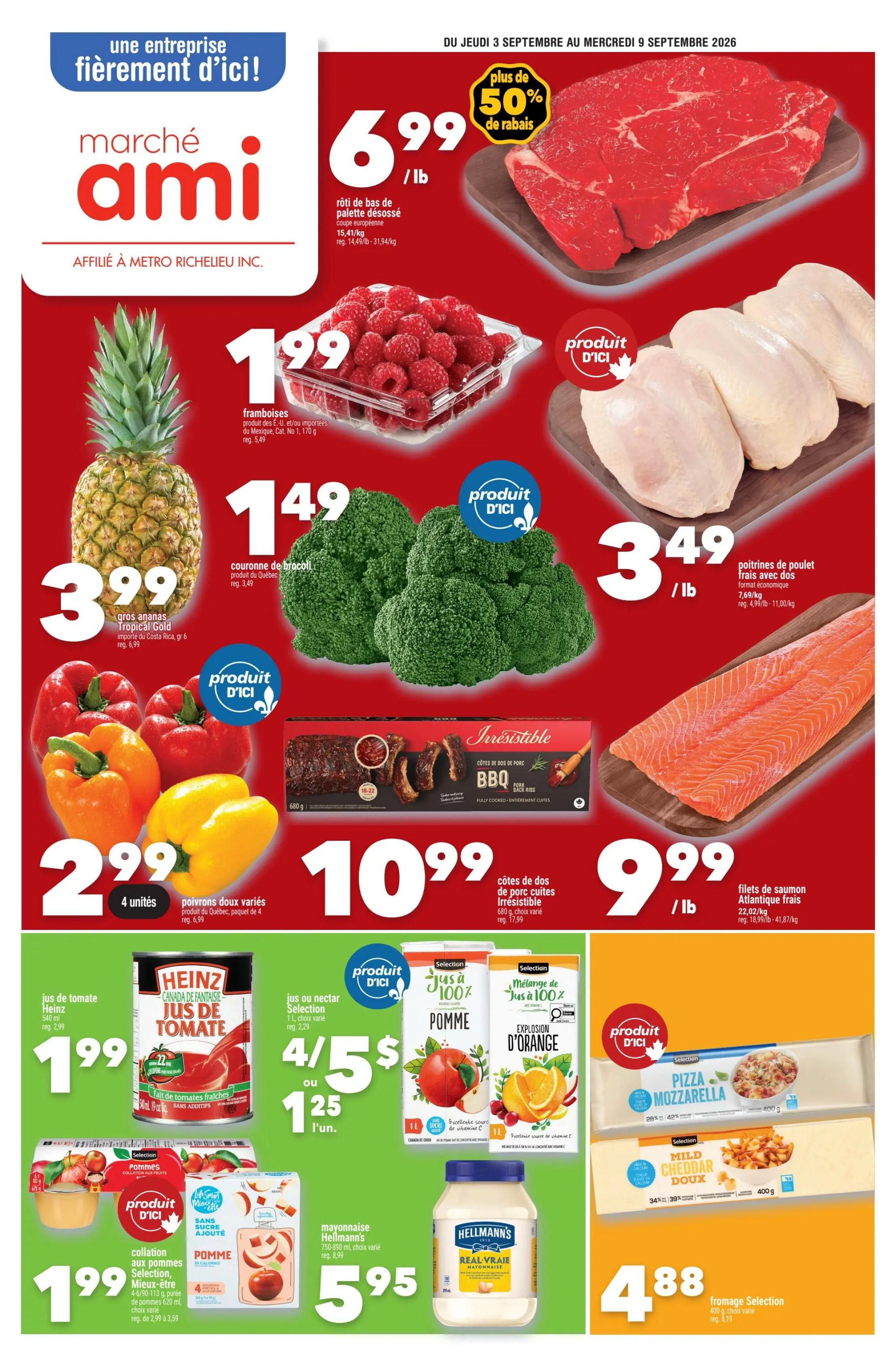 Marche Ami Flyer September 3 to 9