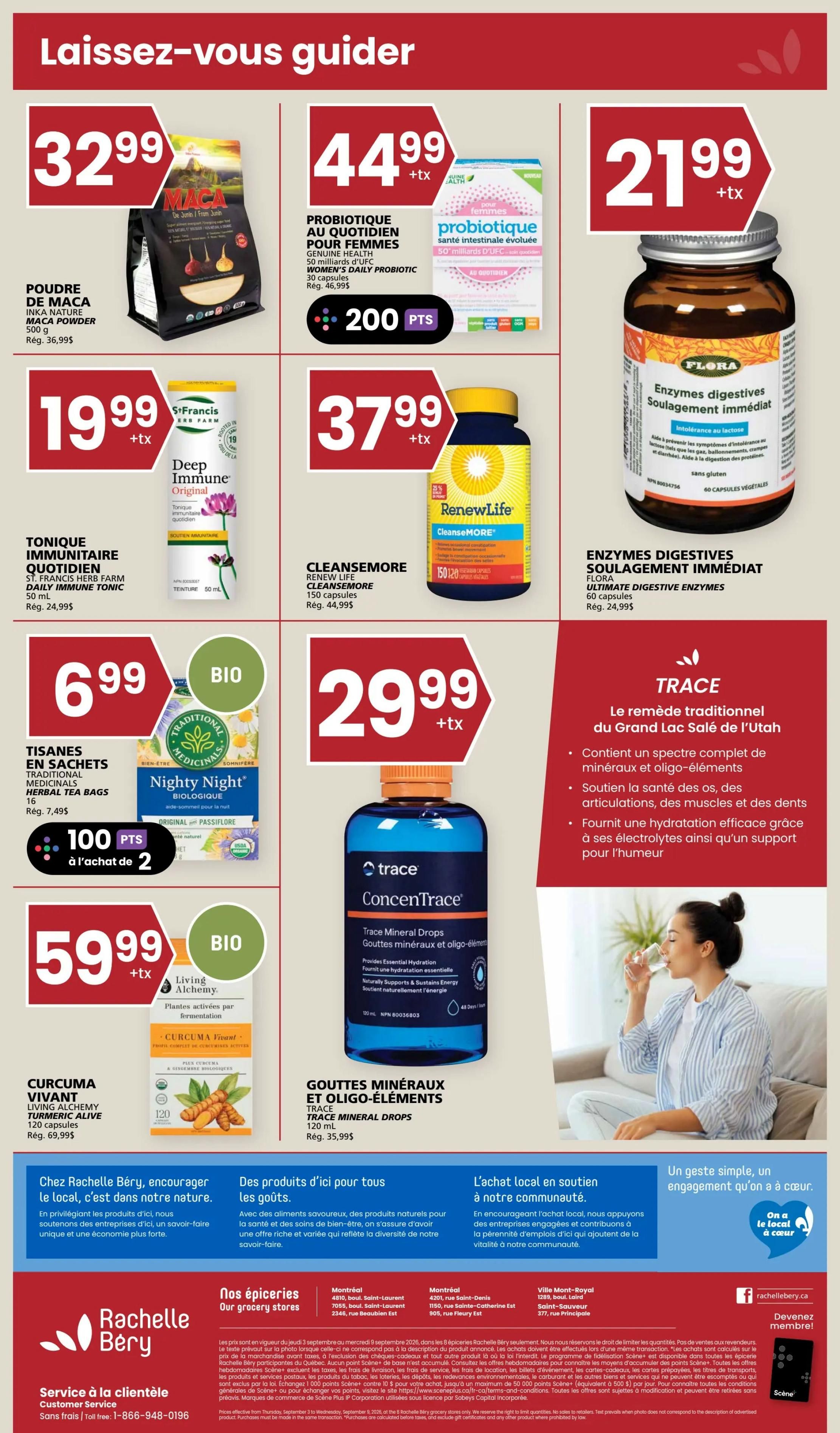 Rachelle Bery Grocery Flyer September 3 to 9