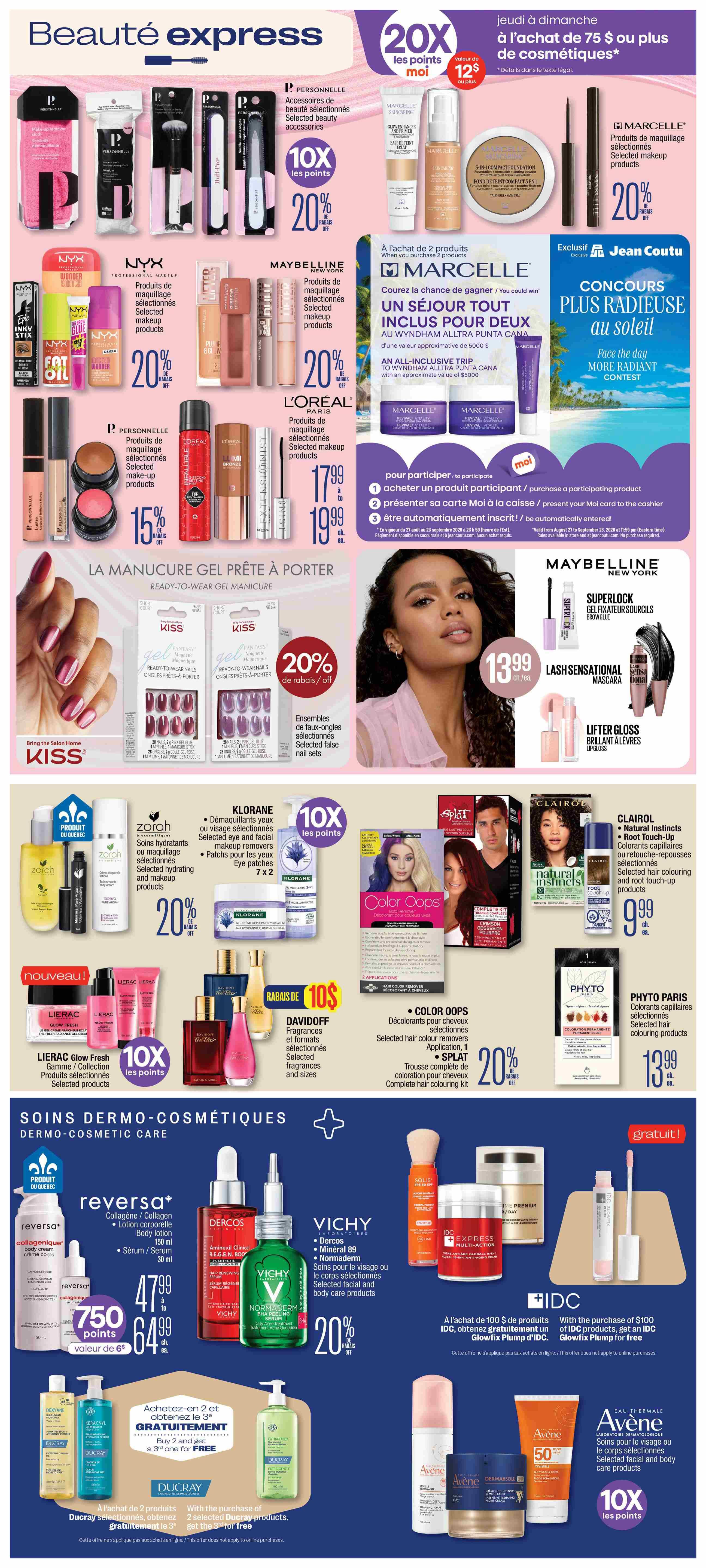 Jean Coutu Flyer September 3 to 9