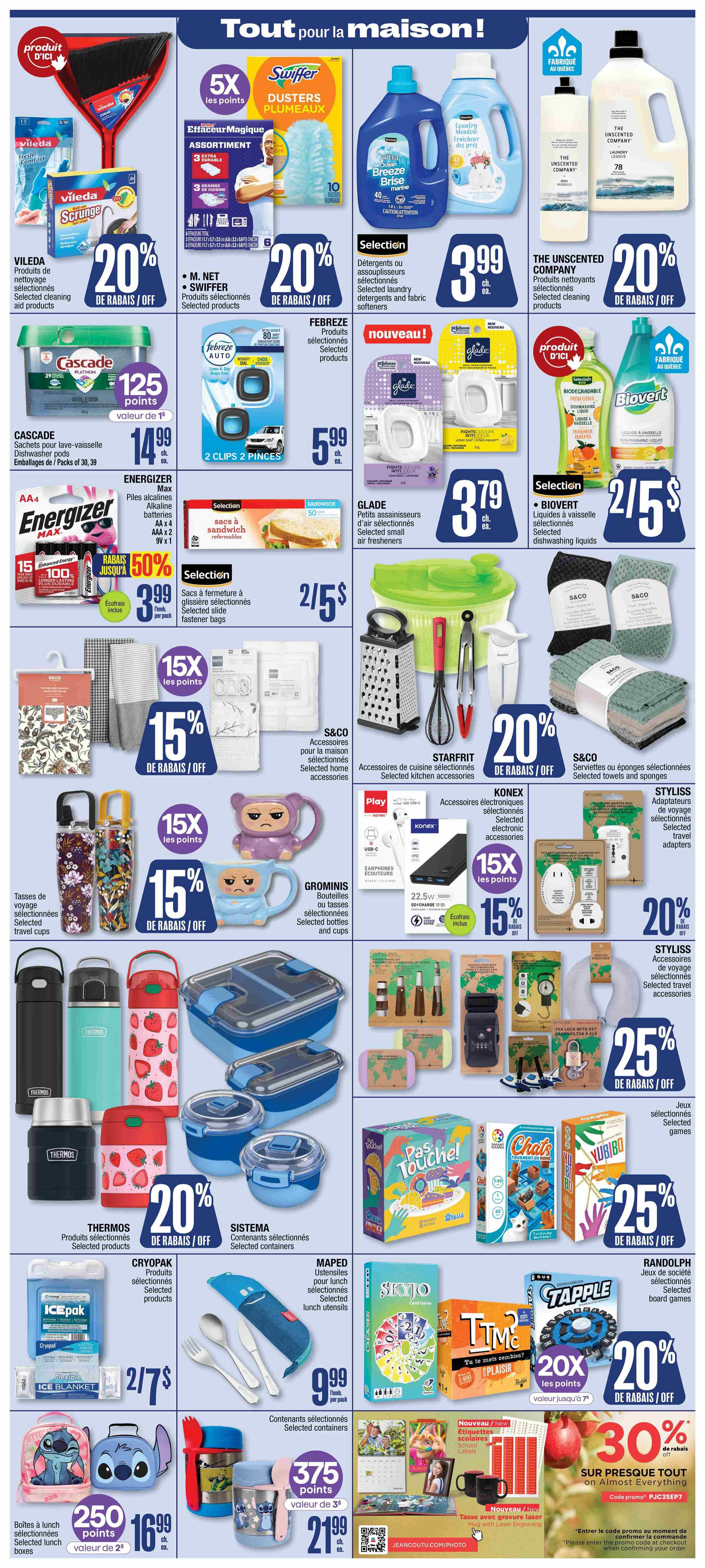 Jean Coutu Flyer September 3 to 9