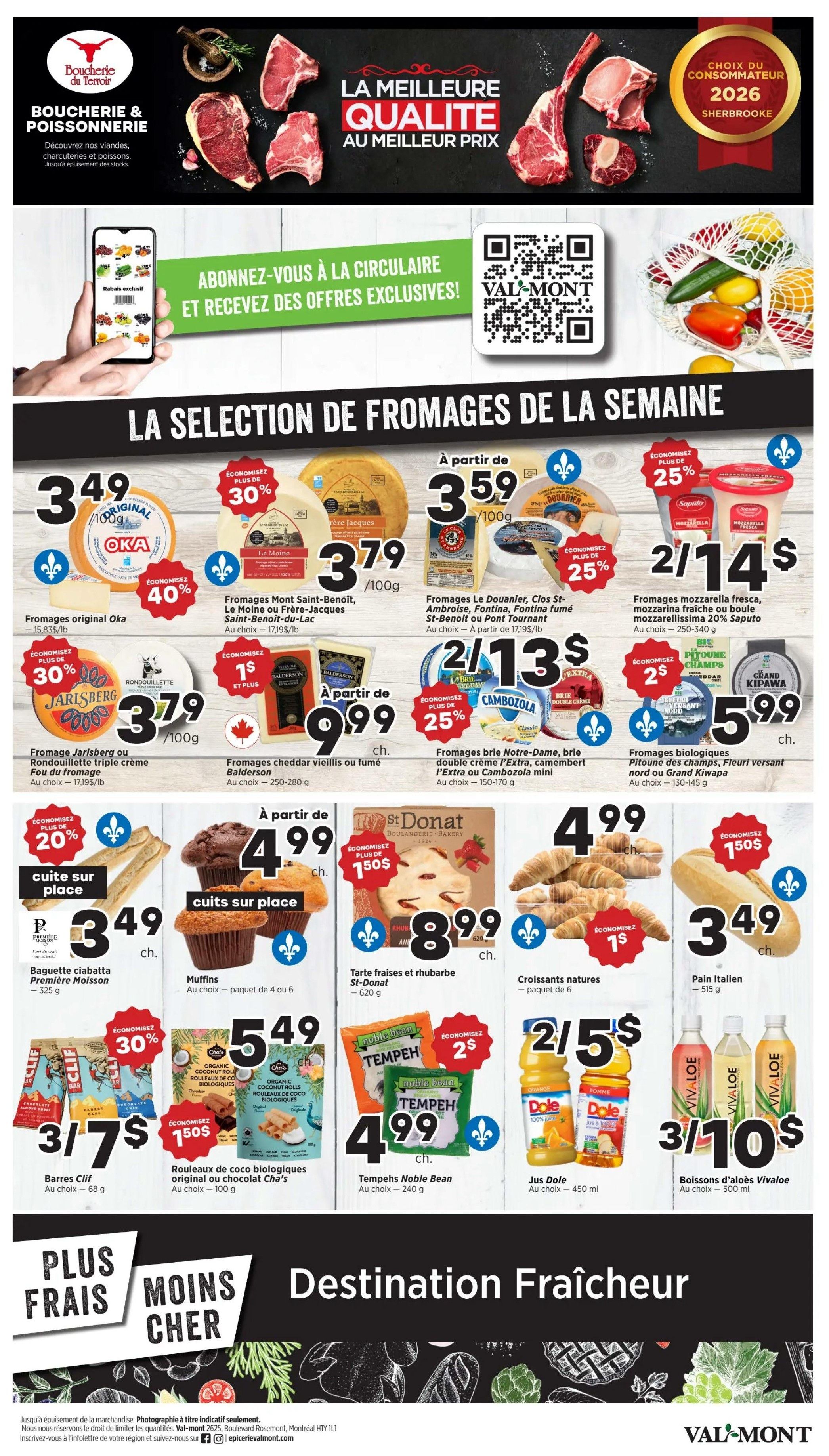 Val-Mont Flyer September 3 to 9
