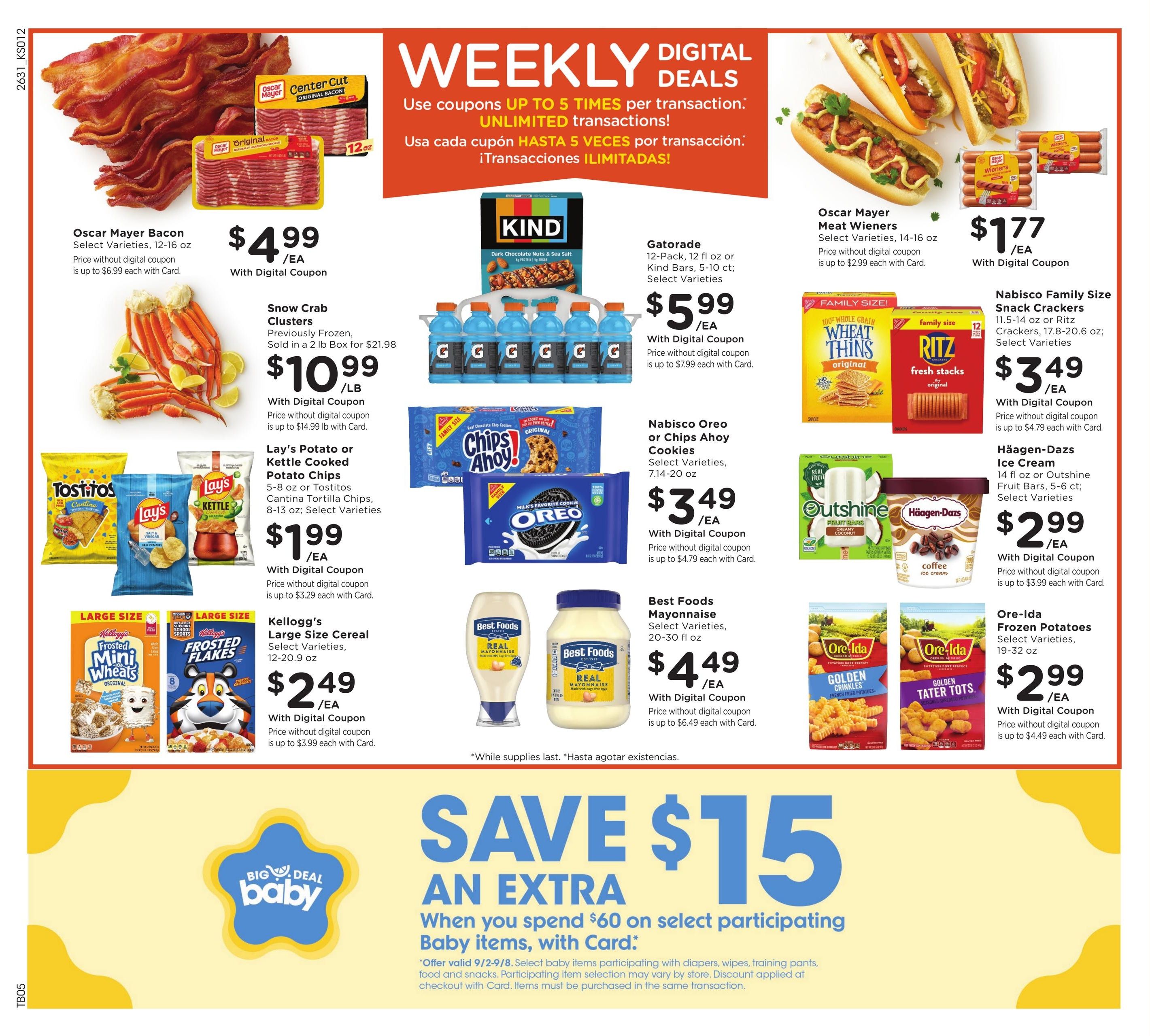 King Soopers (Boone-Pueblo Area, CO) Weekly Ad September 2 - 8, 2026