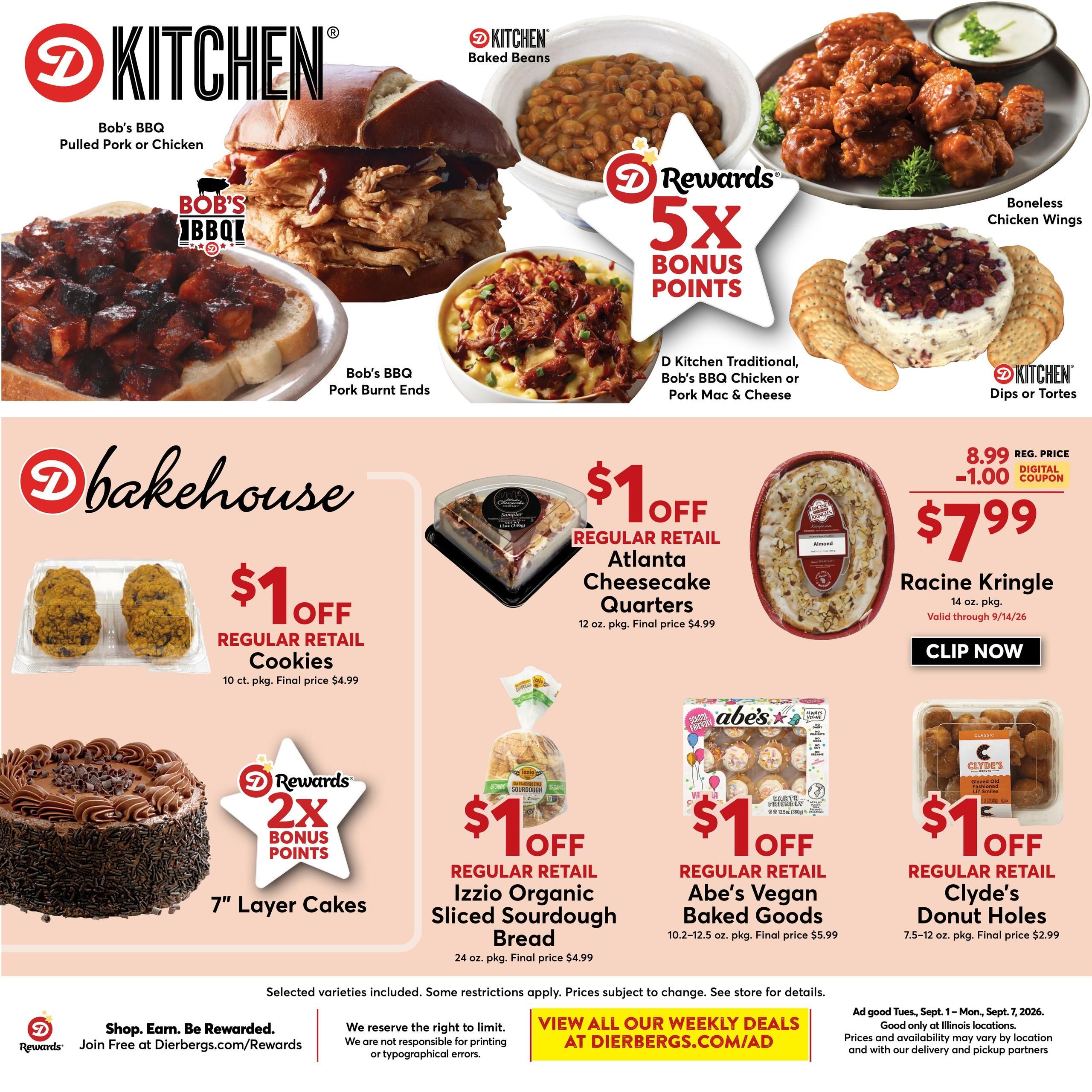 Dierbergs (Alton Area, IL) Weekly Ad September 1 - 7, 2026