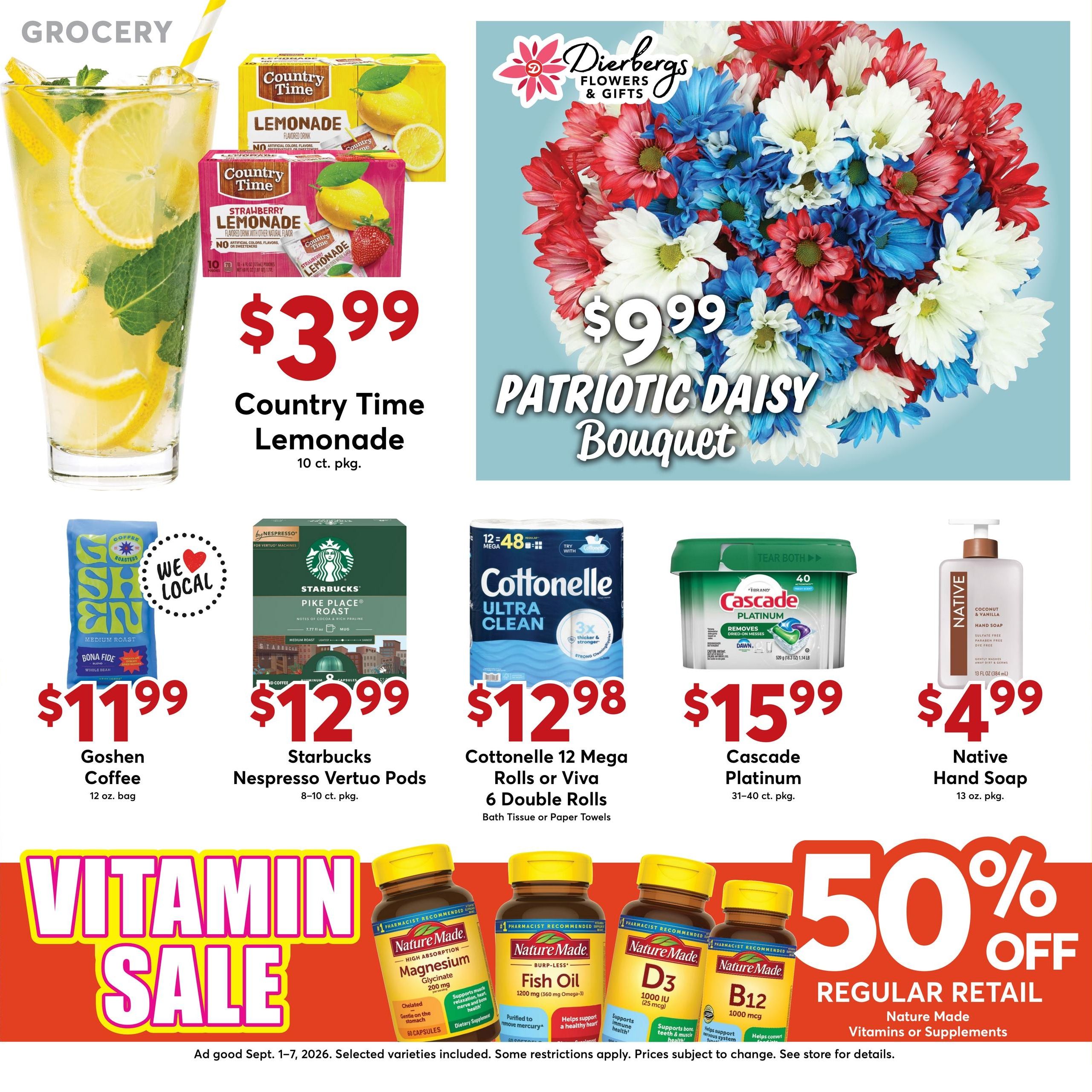 Dierbergs (Alton Area, IL) Weekly Ad September 1 - 7, 2026