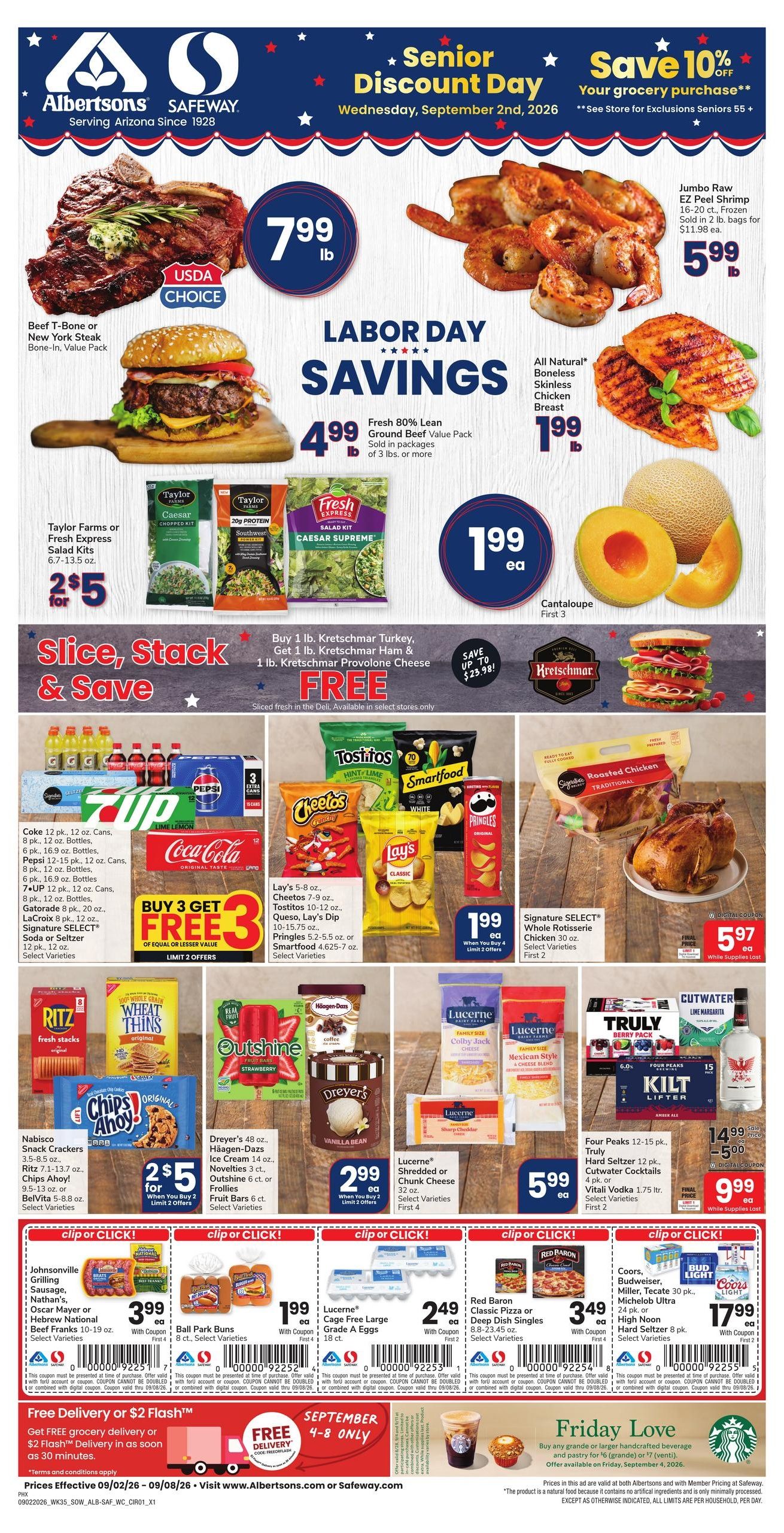 Albertsons (Apache Junction Area, AZ) Weekly Ad September 2 - 8, 2026