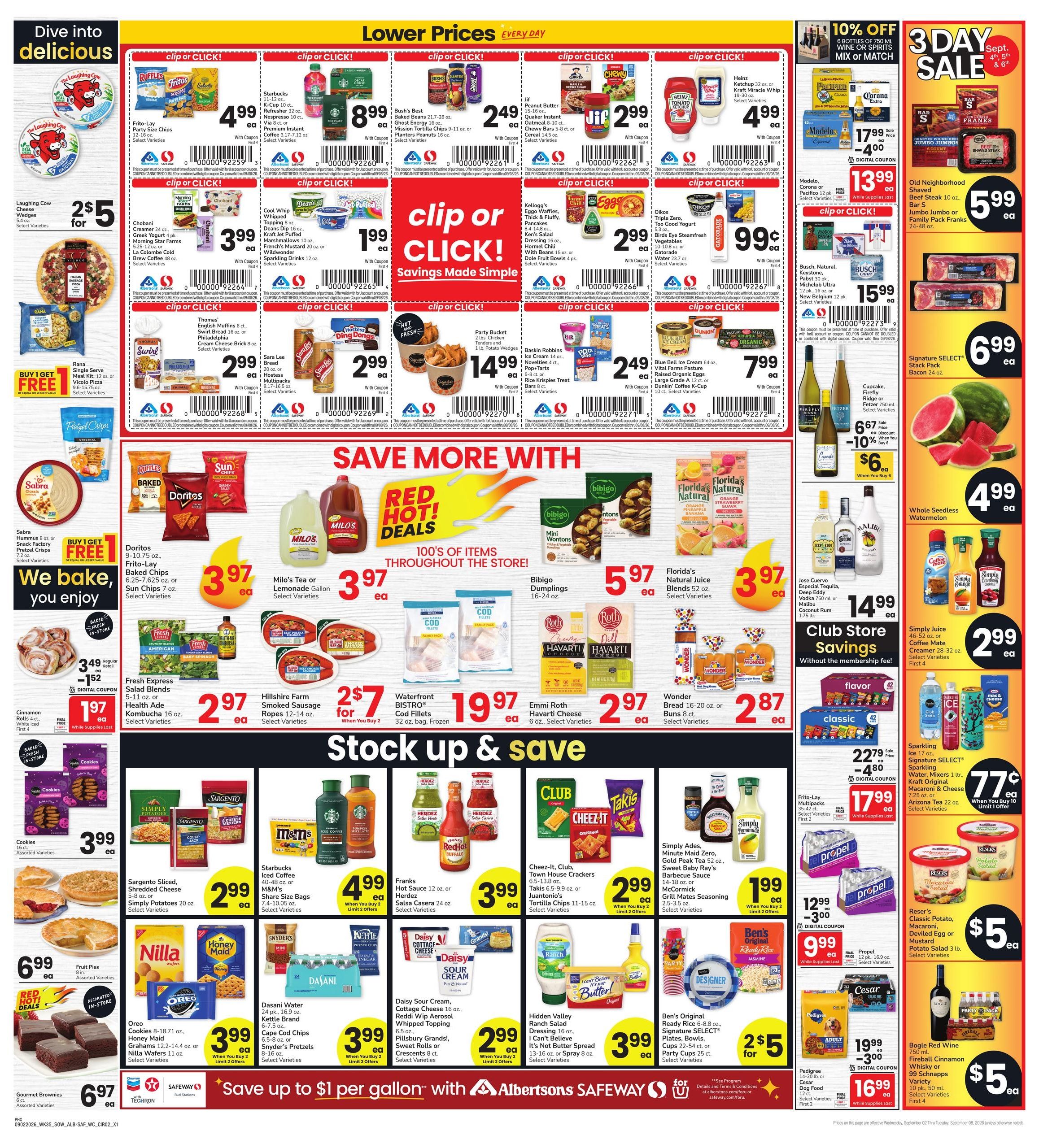 Albertsons (Apache Junction Area, AZ) Weekly Ad September 2 - 8, 2026