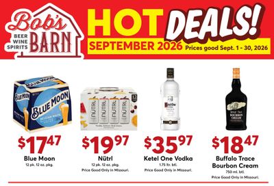 Dierbergs (Alton Area, IL) Bob's Barn Hot Deals Weekly Ad September 1 - 30, 2026