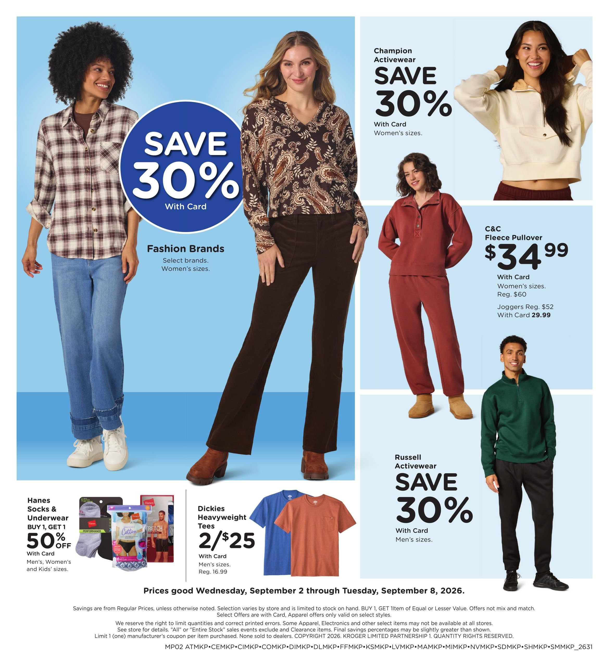 King Soopers Home & Apparel Weekly Ad September 2 - 8, 2026