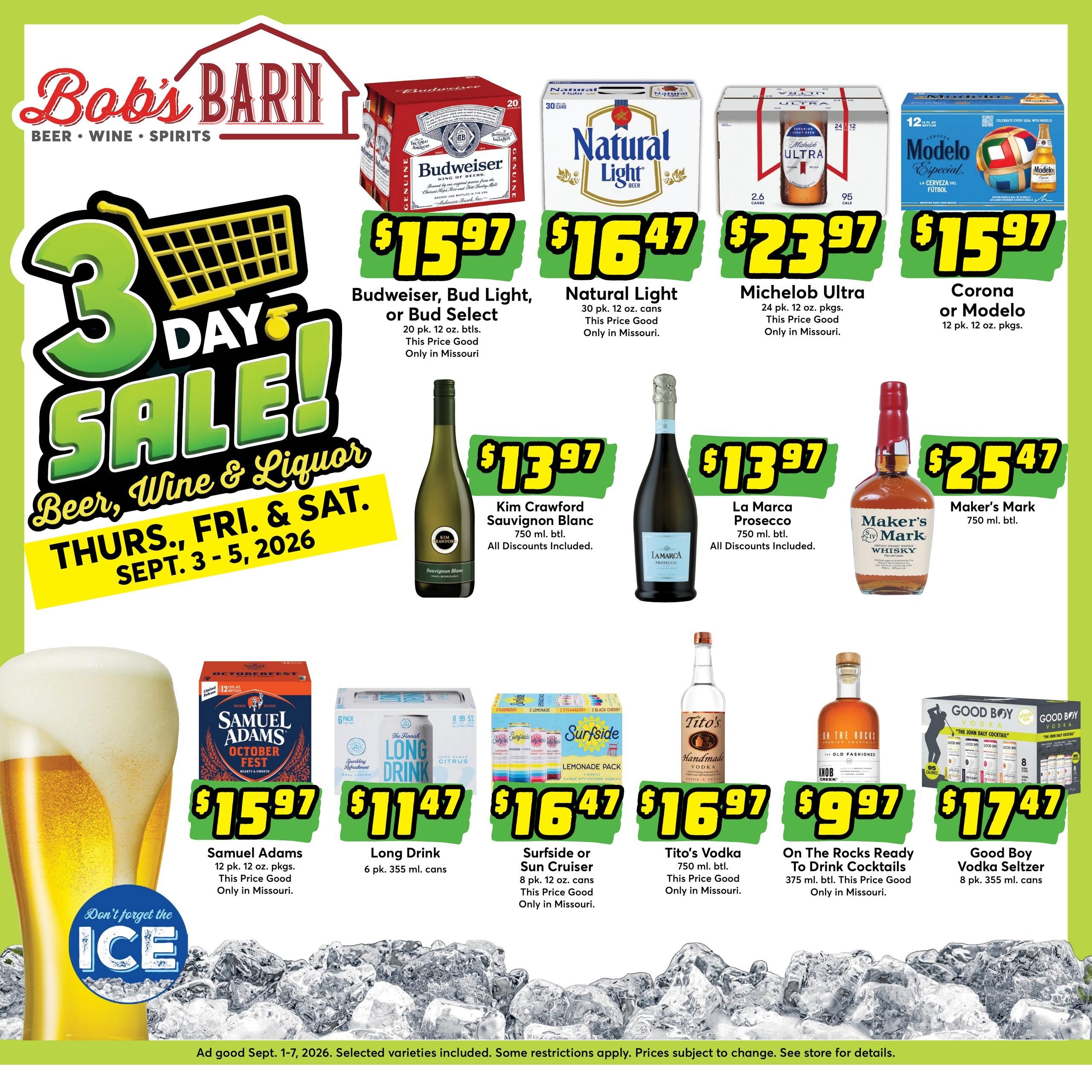 Dierbergs (Bridgeton Area, MO) Weekly Ad September 1 - 7, 2026